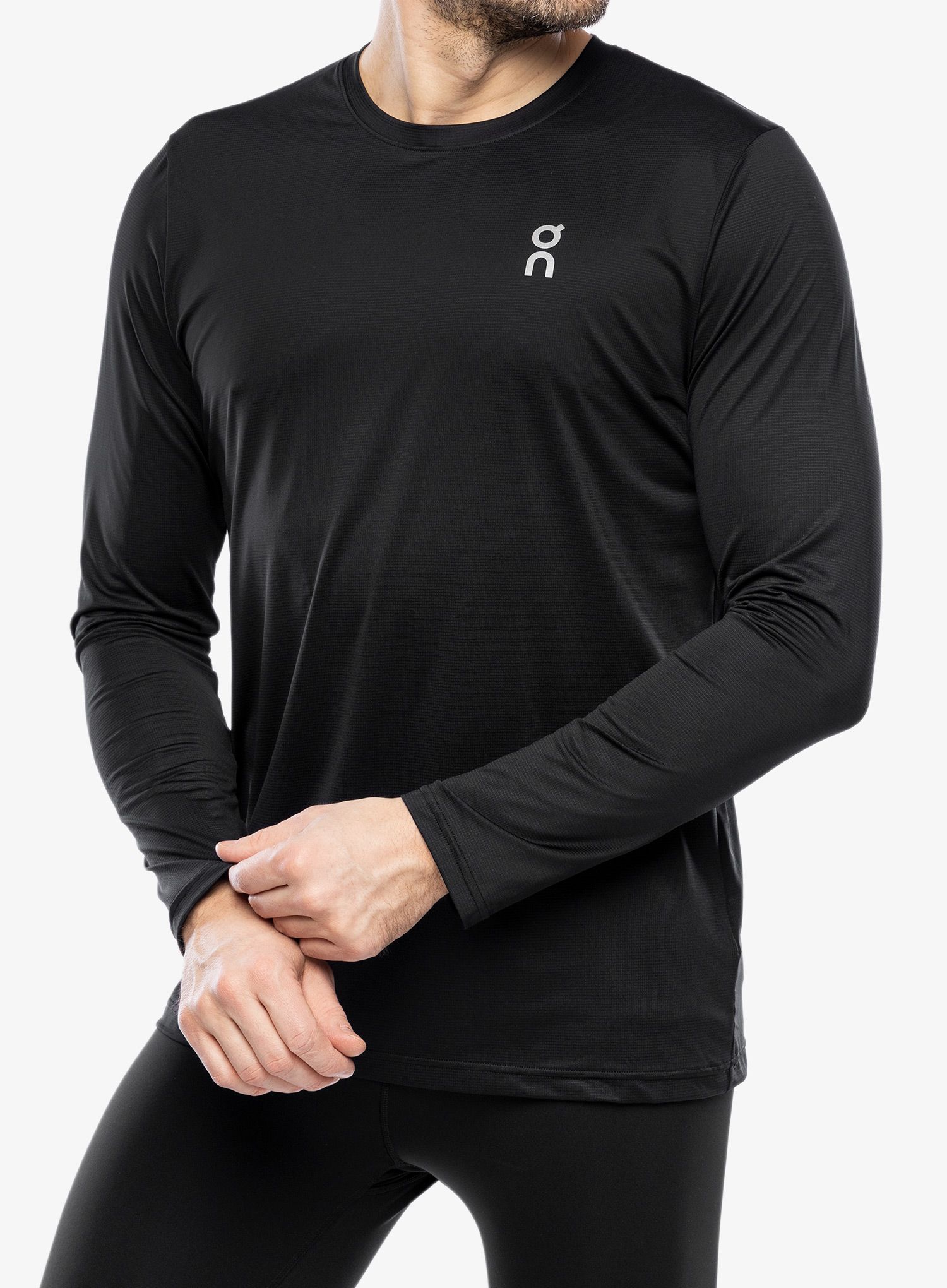 Dukserica za trčanje On Core Long-T - black