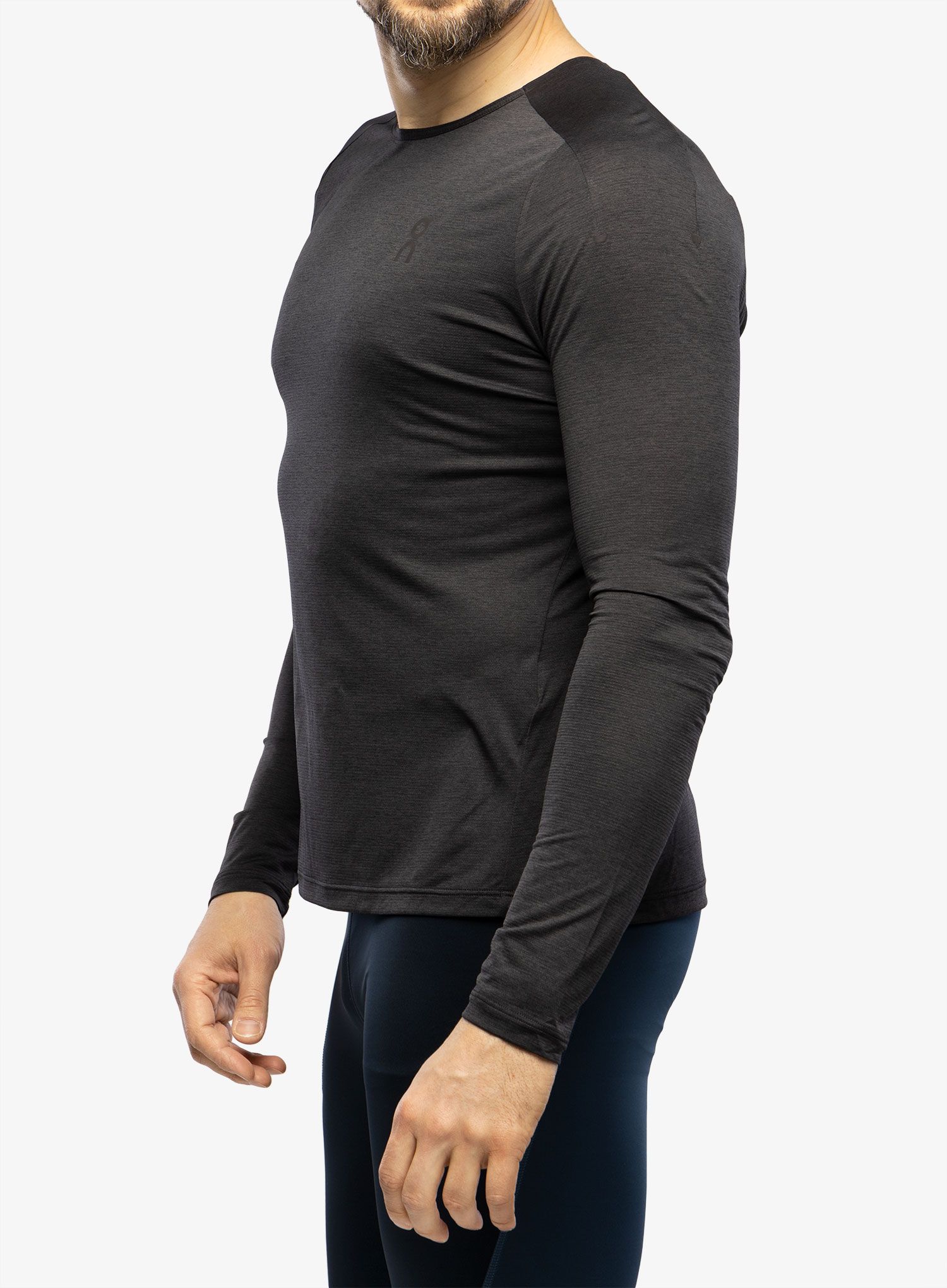 Dukserica za trčanje On Performance Long-T - black