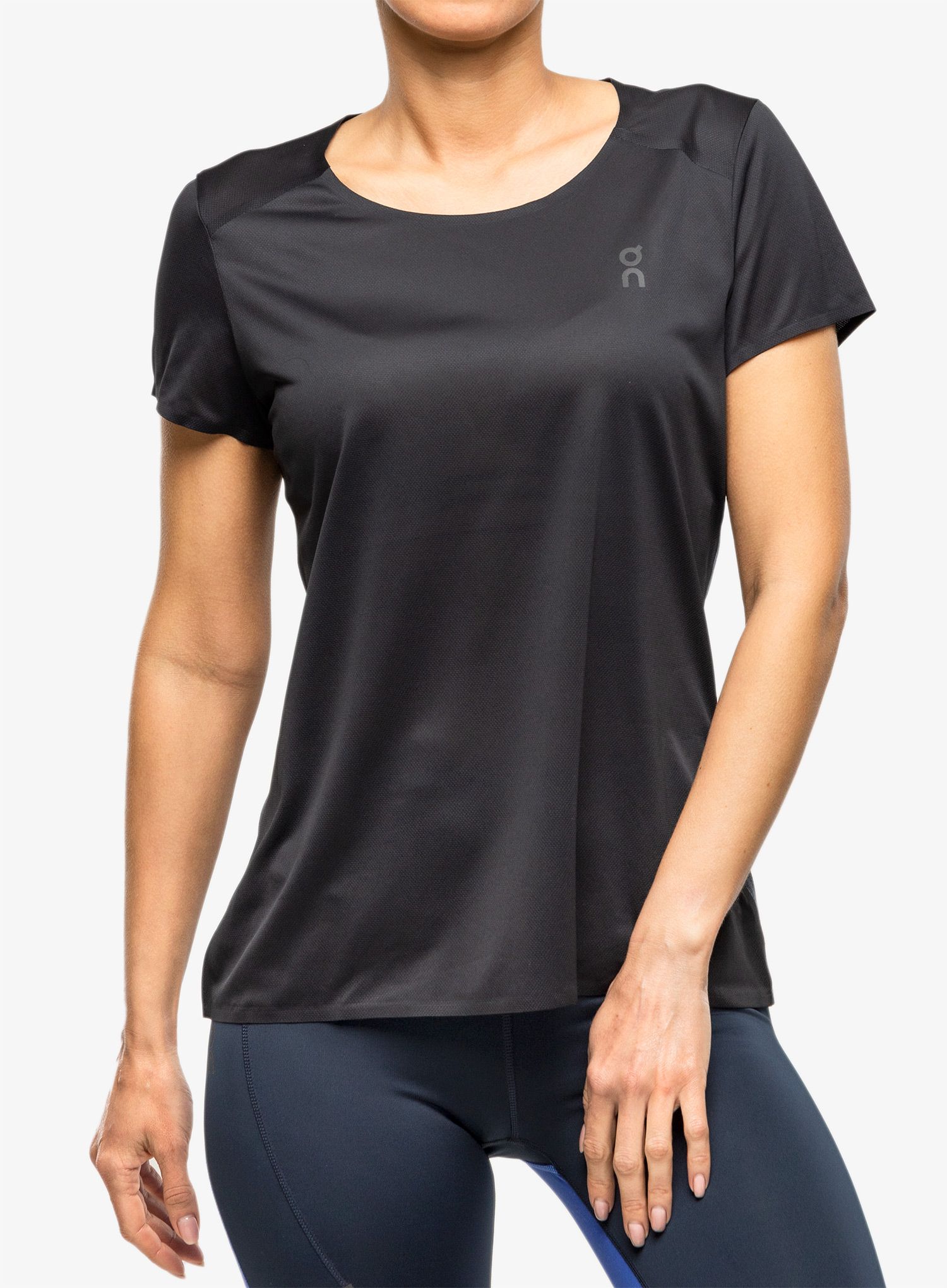 Ženska brzosušeća majica On Performance-T - black/dark