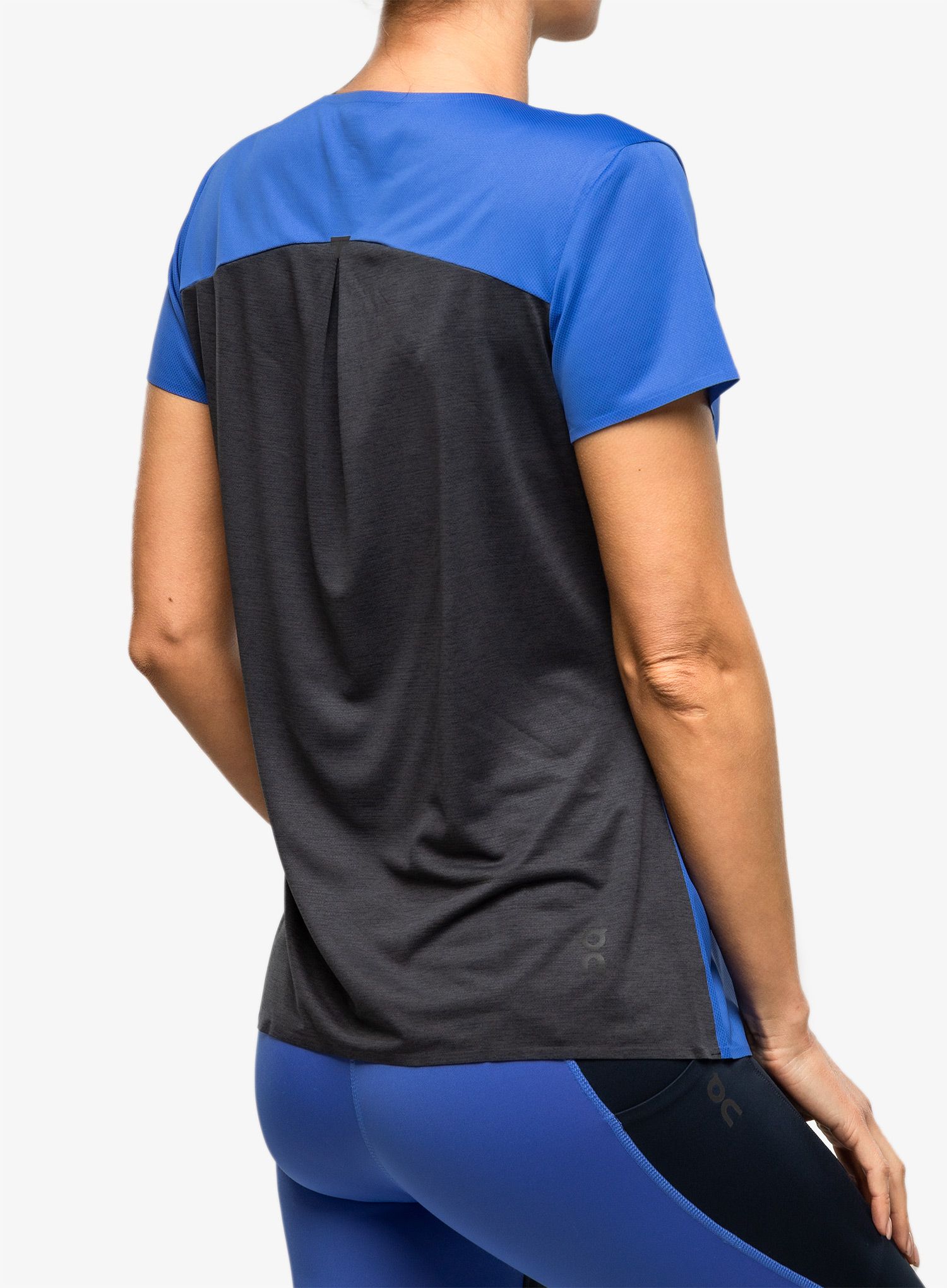 Ženska majica za trčanje On Performance-T - cobalt/black