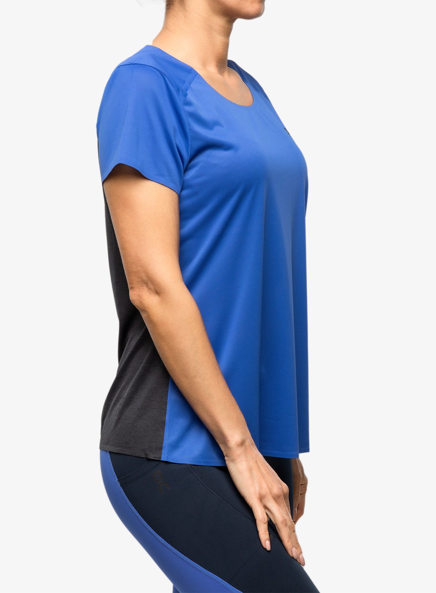 Ženska majica za trčanje On Performance-T - cobalt/black