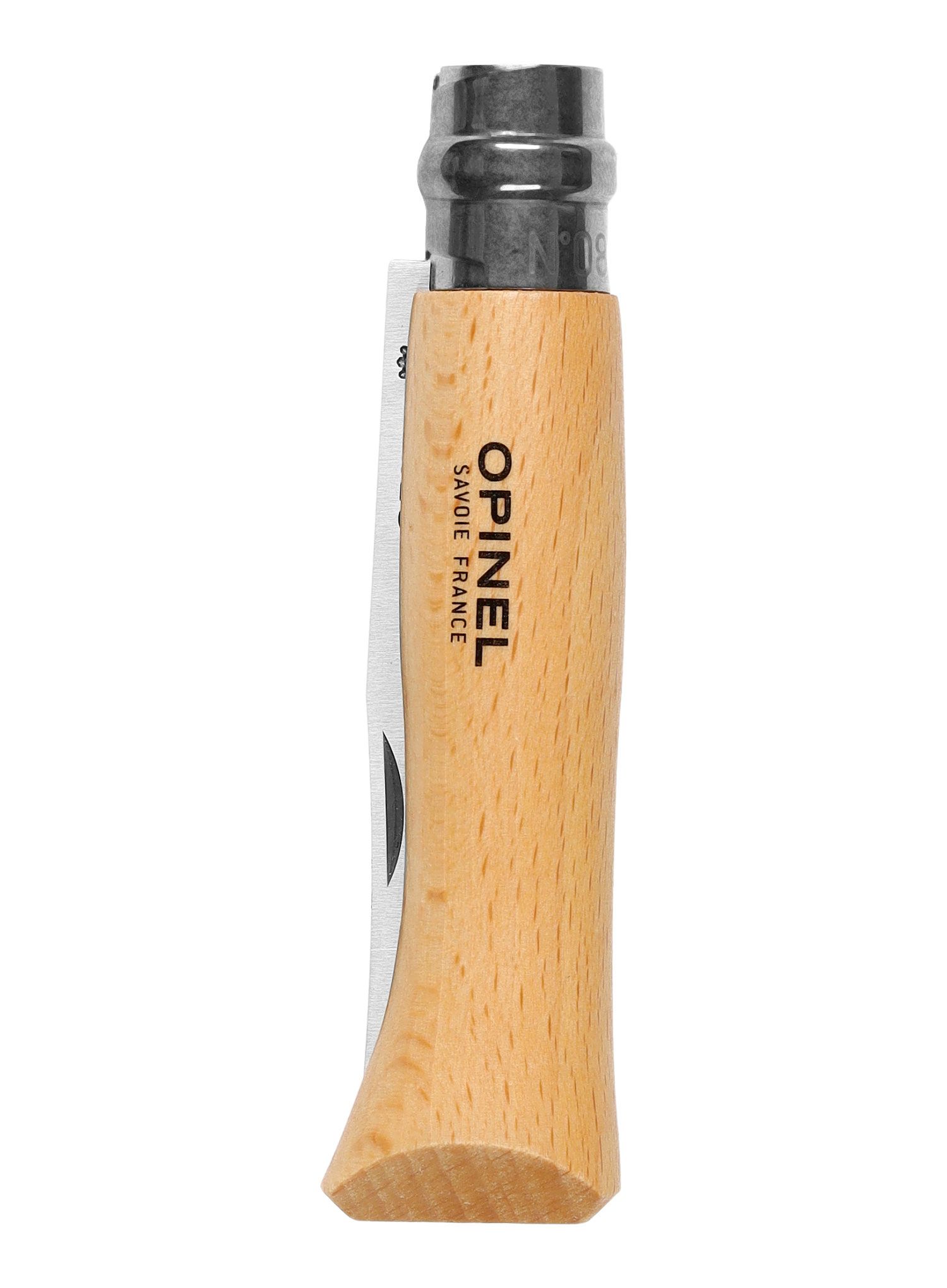 Putni nož Opinel No.08 Inox Natural + etui