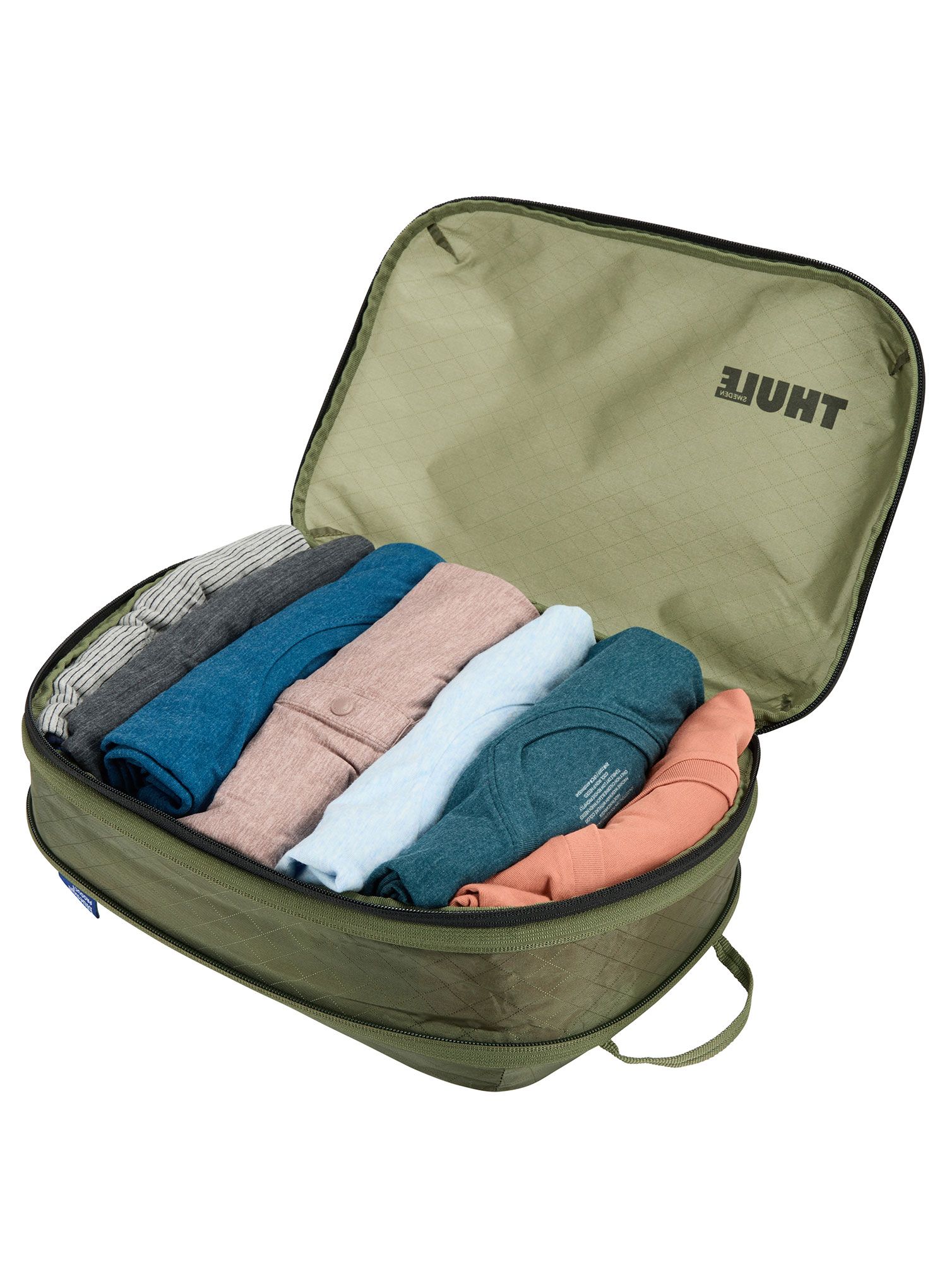 Putni organizer Thule Compression Packing Cube Medium - soft green