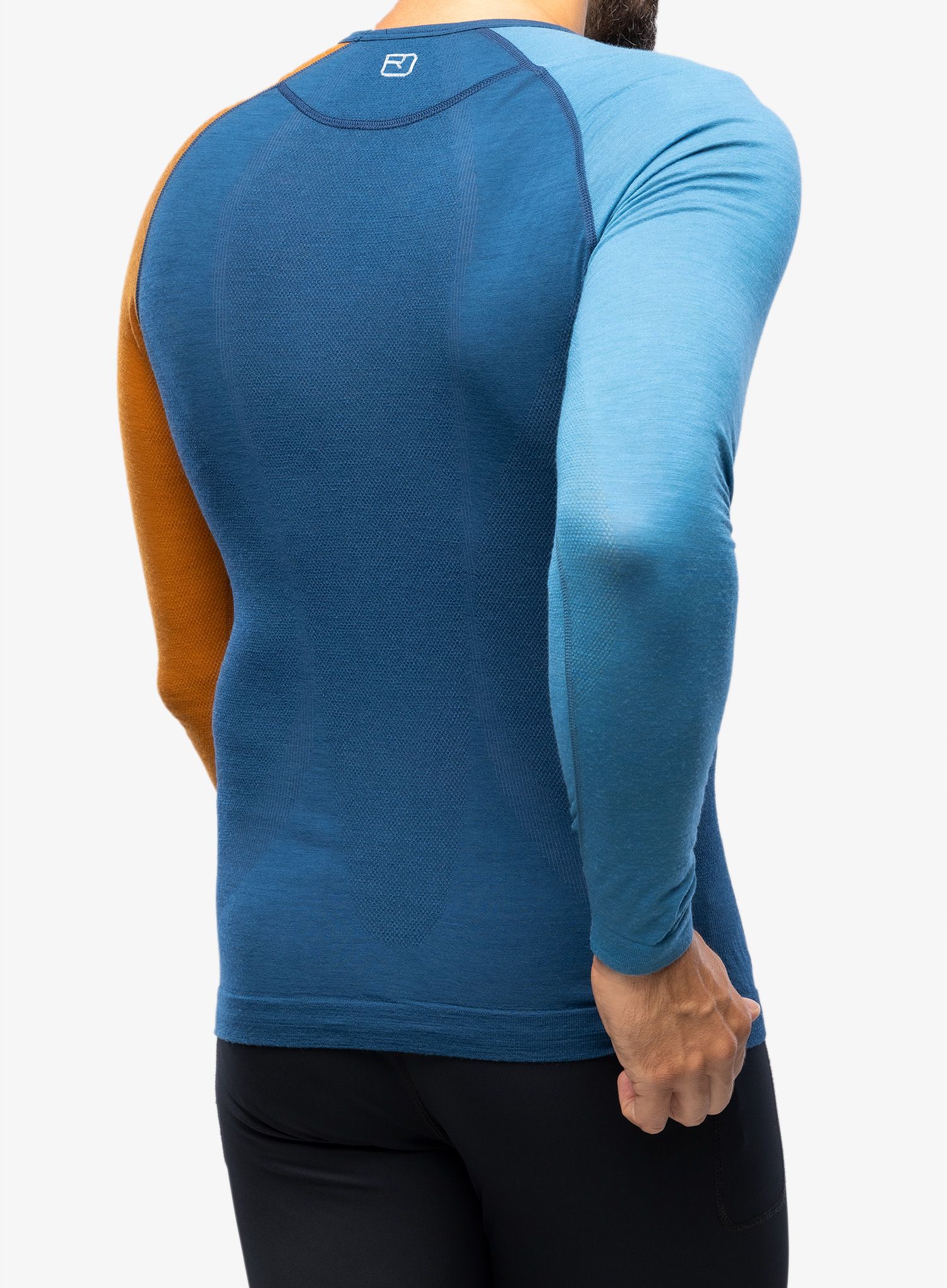 Termoaktivna dukserica Ortovox 120 Comp Light Long Sleeve - petrol blue