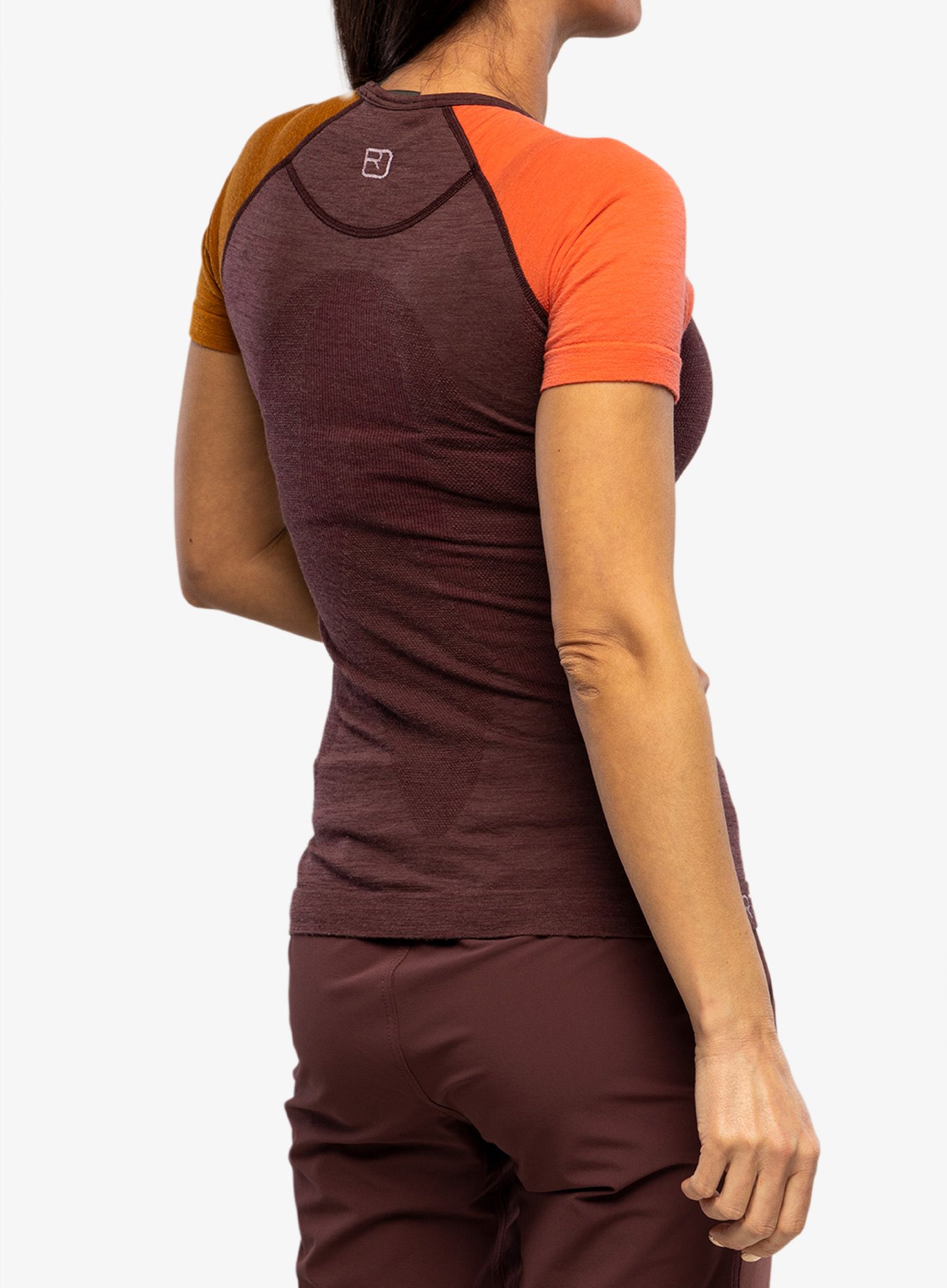 Ženska termoaktivna dukserica Ortovox 120 Comp Light Short Sleeve - winetasting