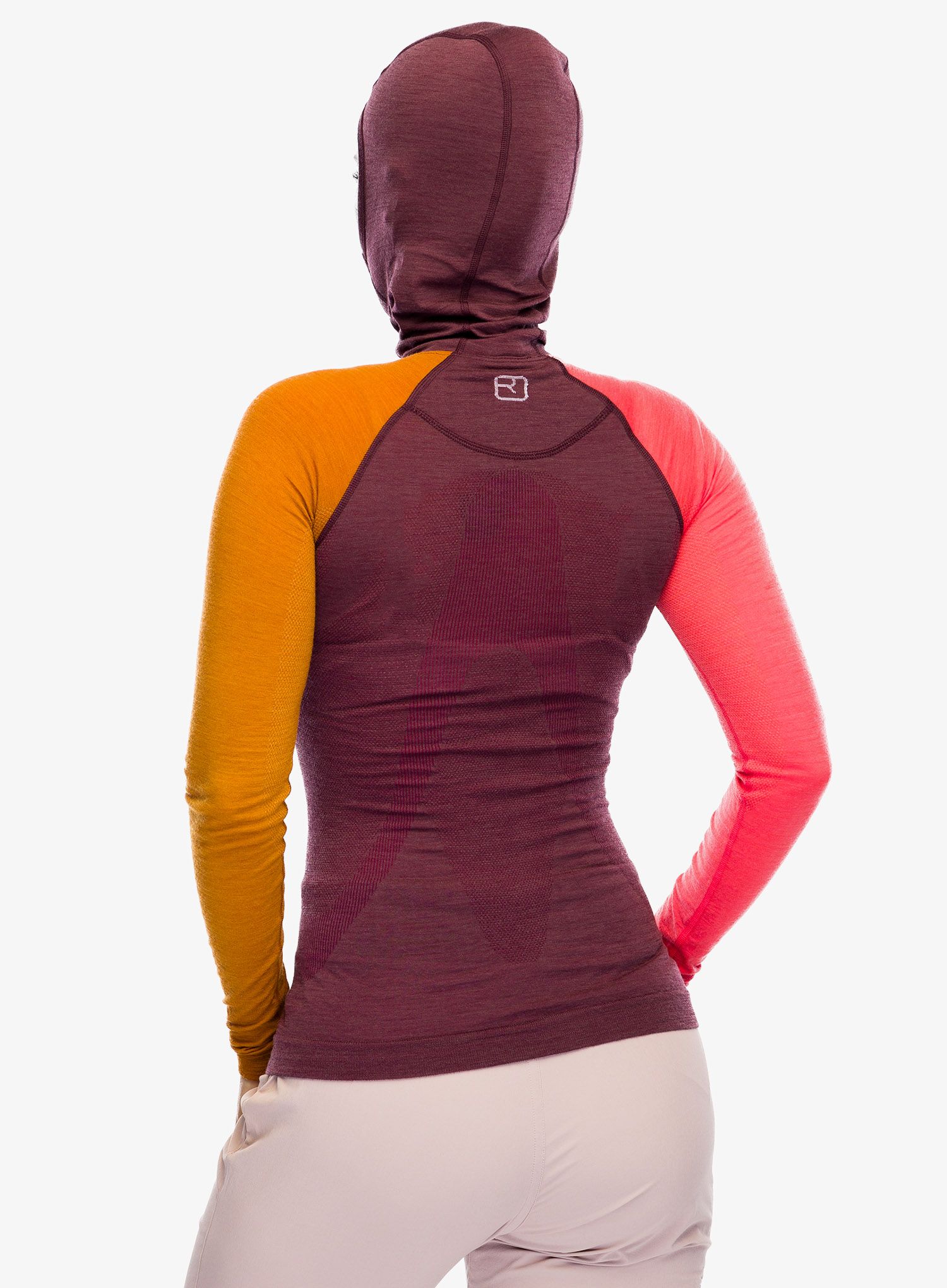 Ženska termoaktivna dukserica Ortovox 120 Comp Light Hoody - winetasting