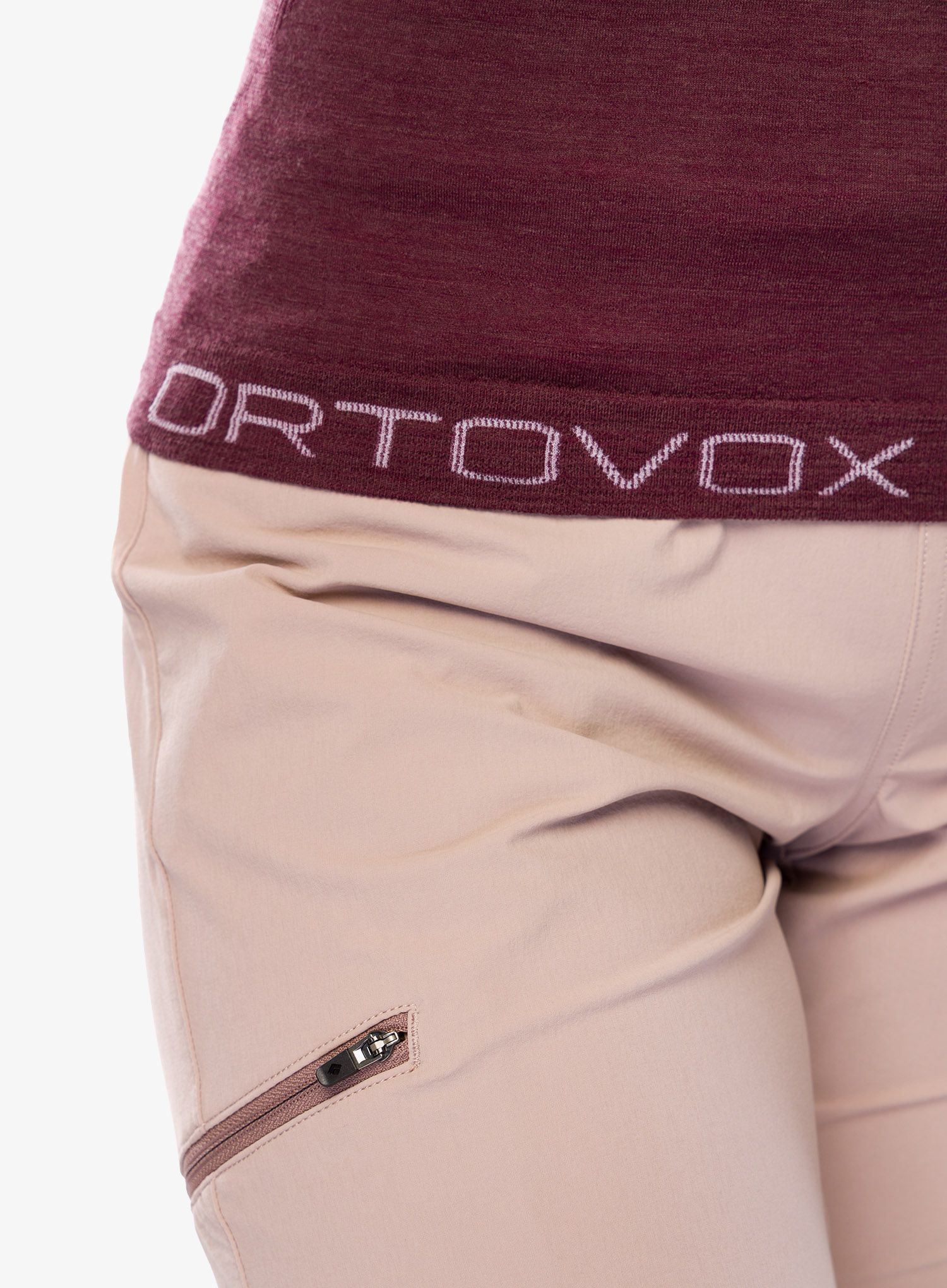 Ženska termoaktivna dukserica Ortovox 120 Comp Light Hoody - winetasting