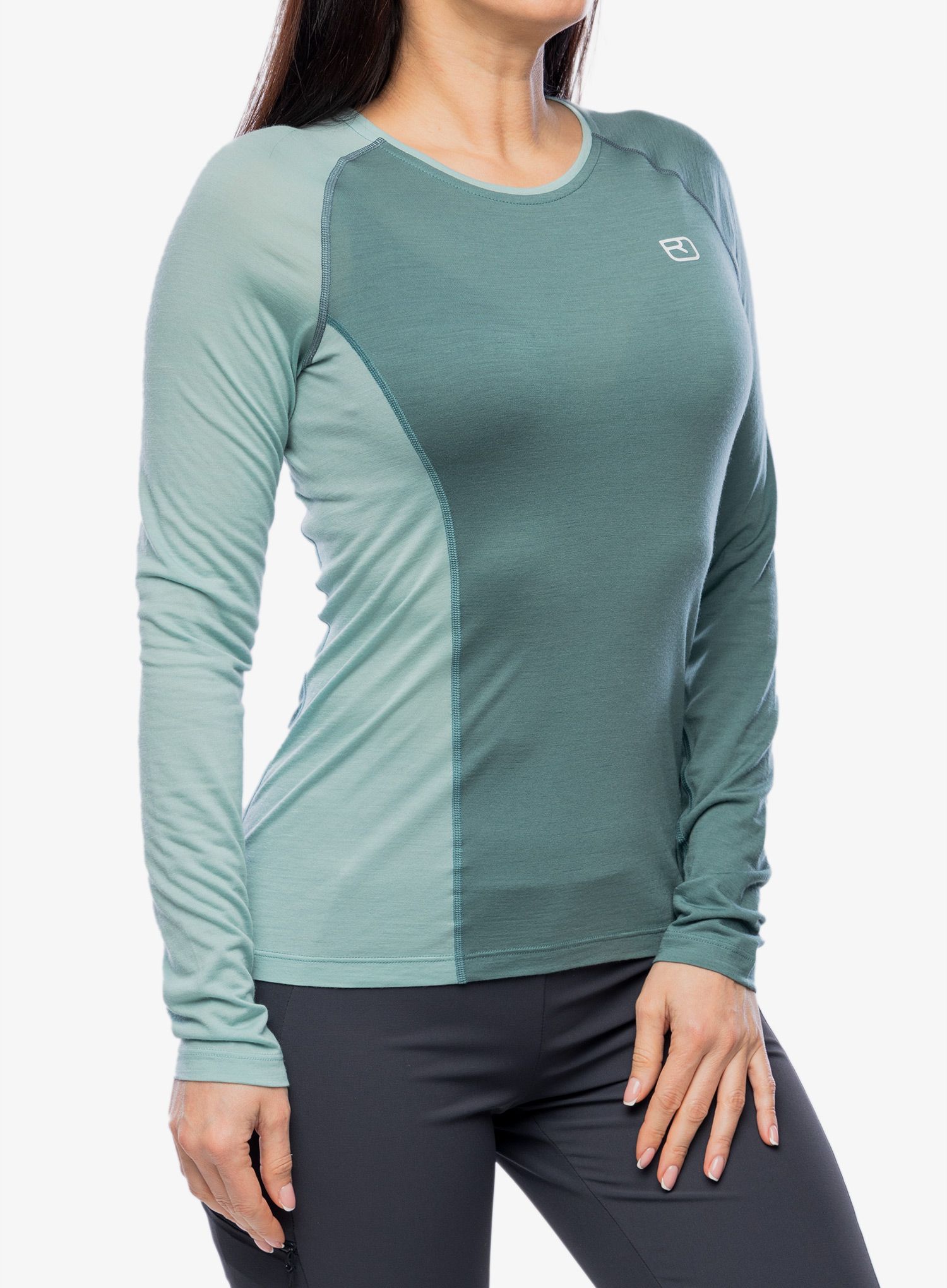 Ženski longsleeve Ortovox 120 Cool Tec Fast Upward LS - arctic grey