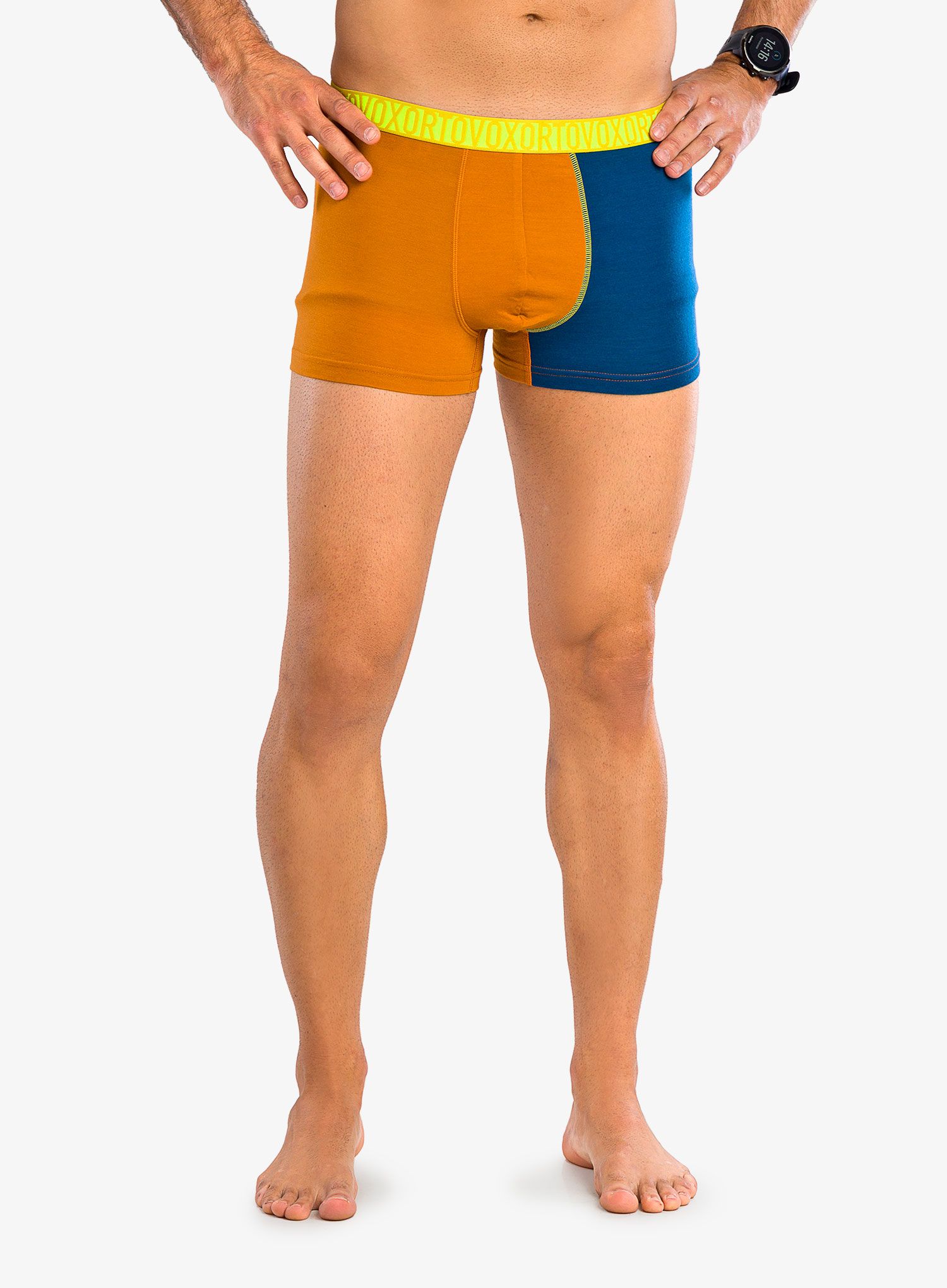 Termoaktivne bokserice Ortovox 150 Essential Trunks - sly fox