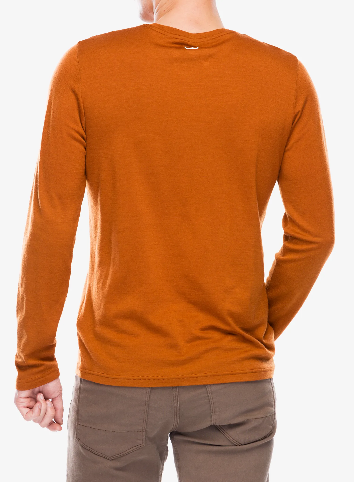 Majica dugih rukava Ortovox 185 Merino Mtn Cutout LS - bristle brown