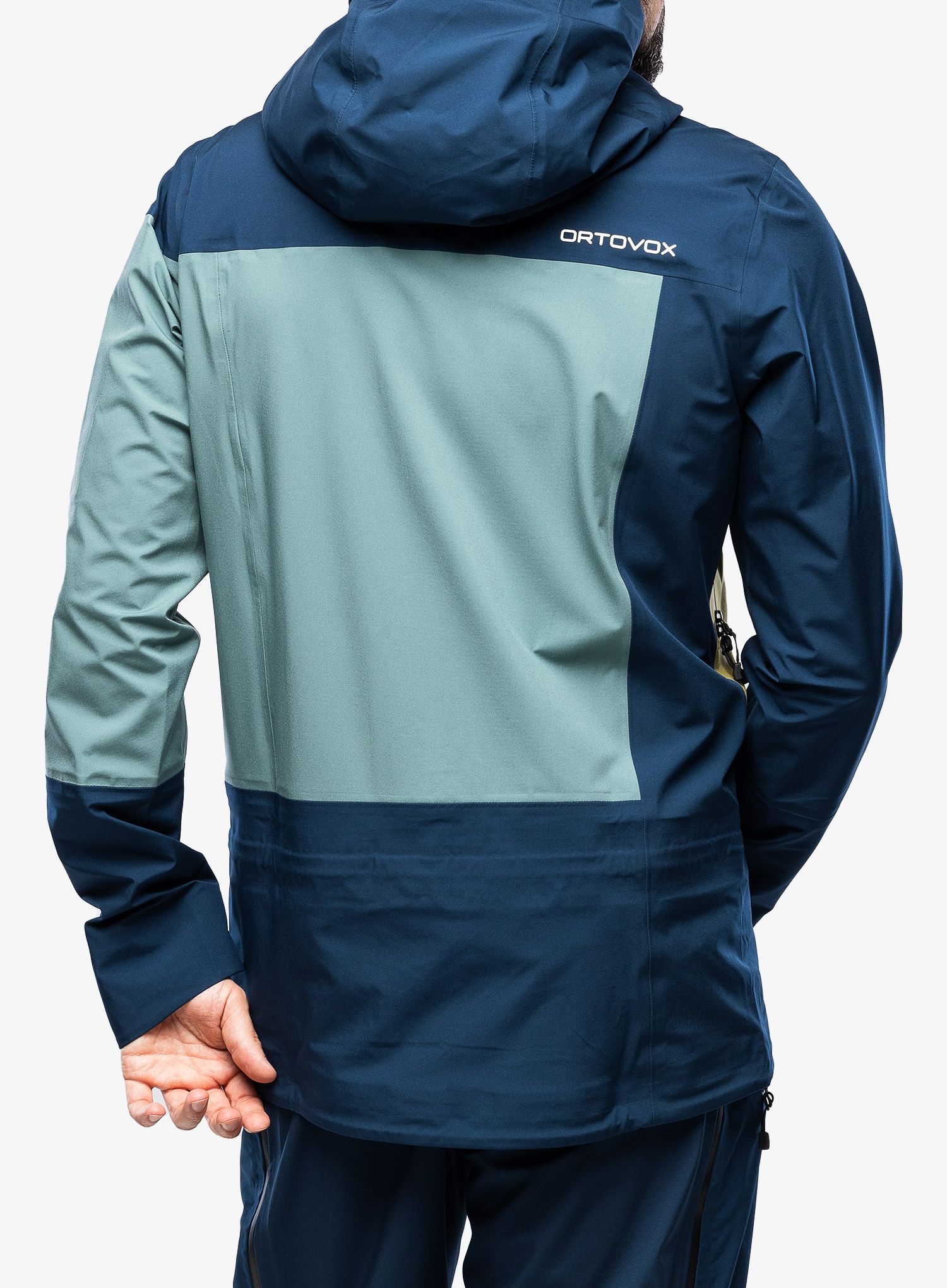 Jakna za planine Ortovox 3L Deep Shell Jacket - deep ocean