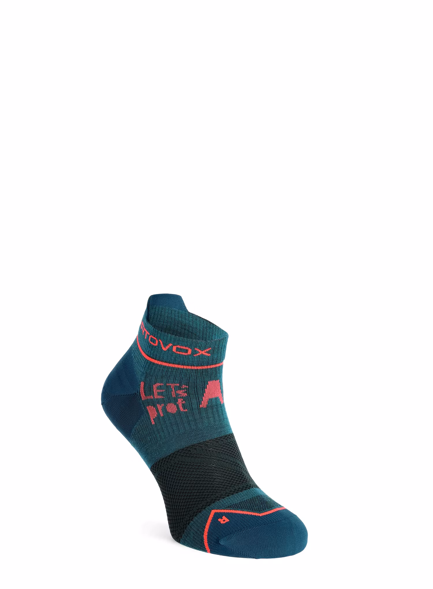Ženske trekking čarape Ortovox Alpine Light Low Socks - pacific green