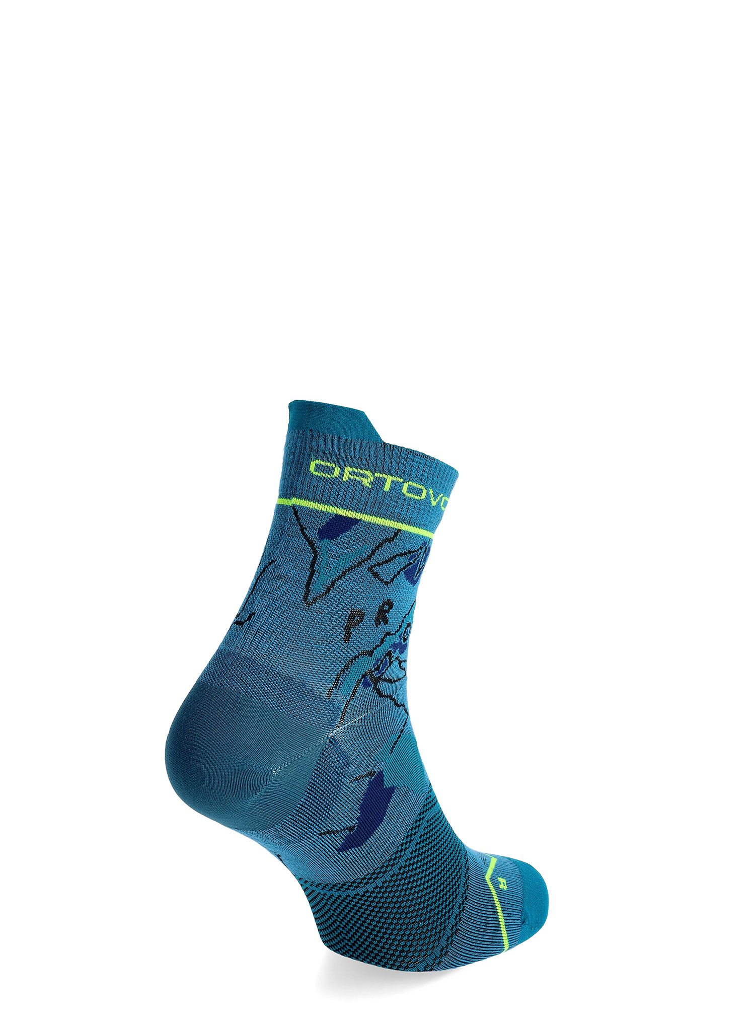 Merino čarape Ortovox Alpine Light Quarter Socks - mountain blue