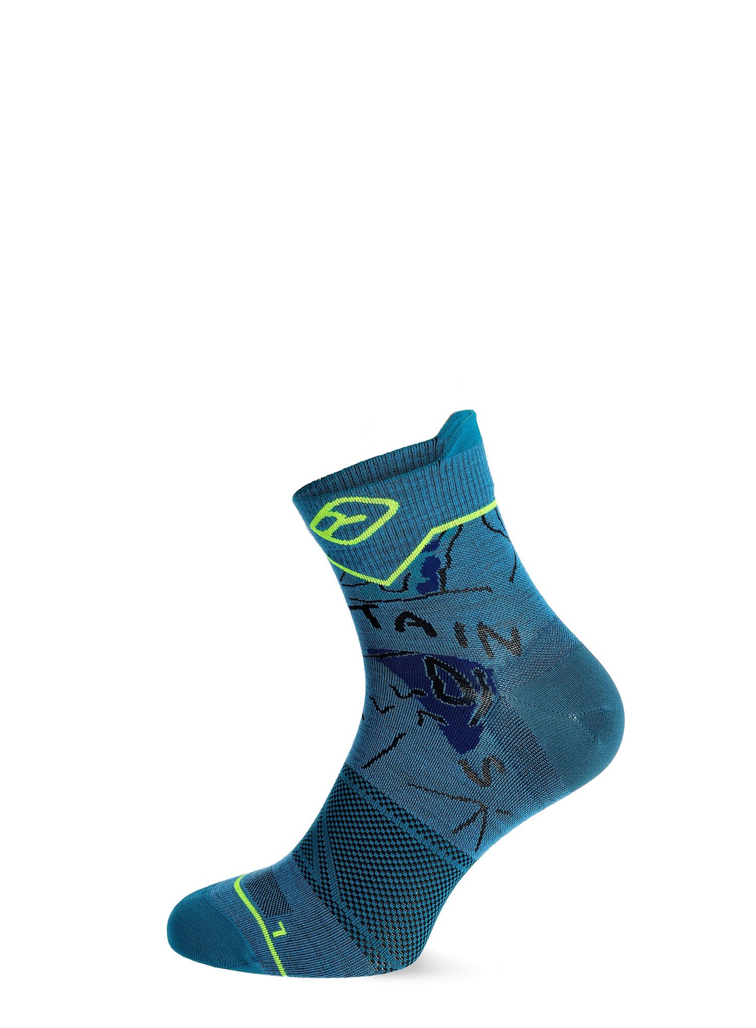 Merino čarape Ortovox Alpine Light Quarter Socks - mountain blue