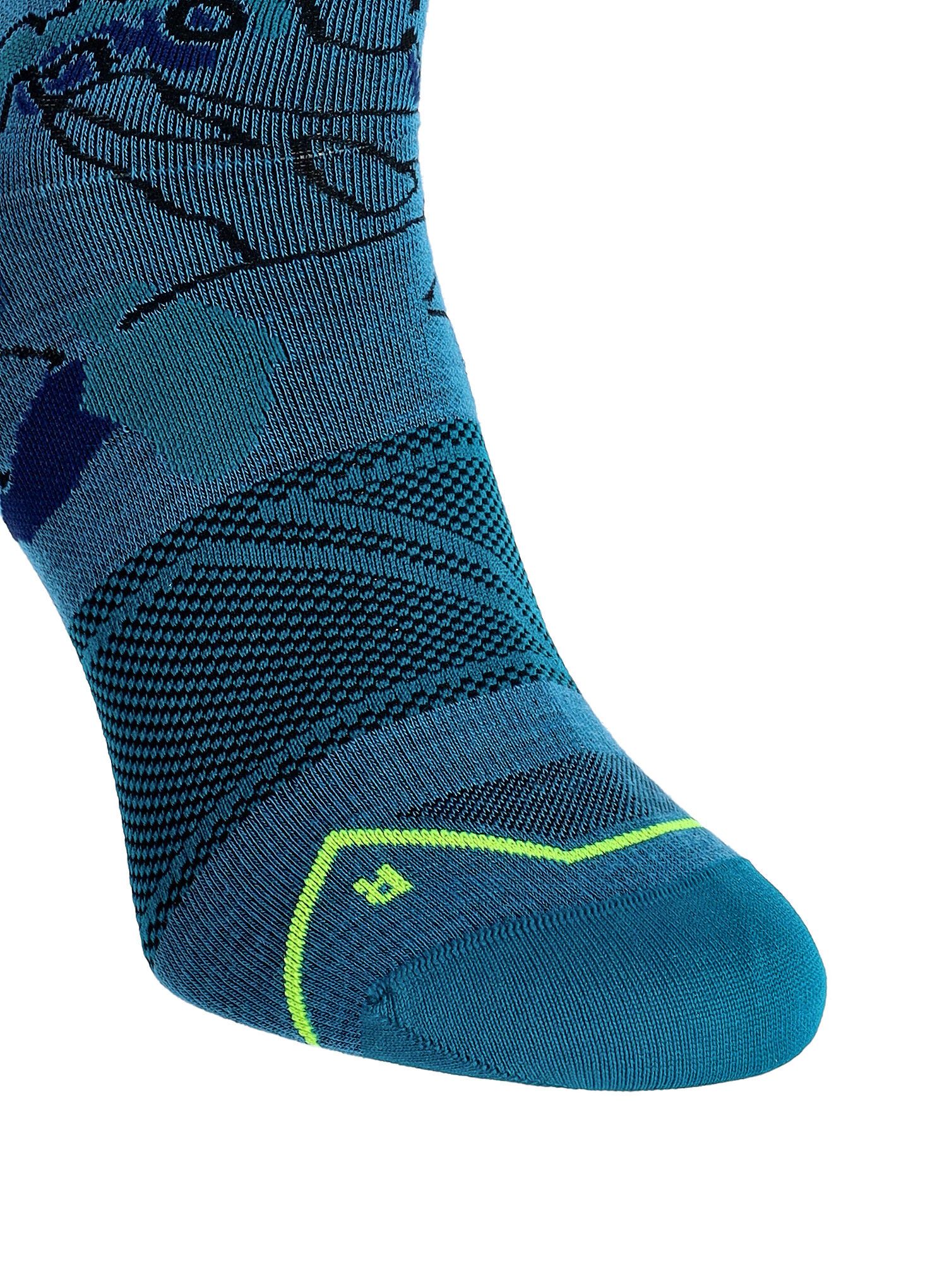 Merino čarape Ortovox Alpine Light Quarter Socks - mountain blue