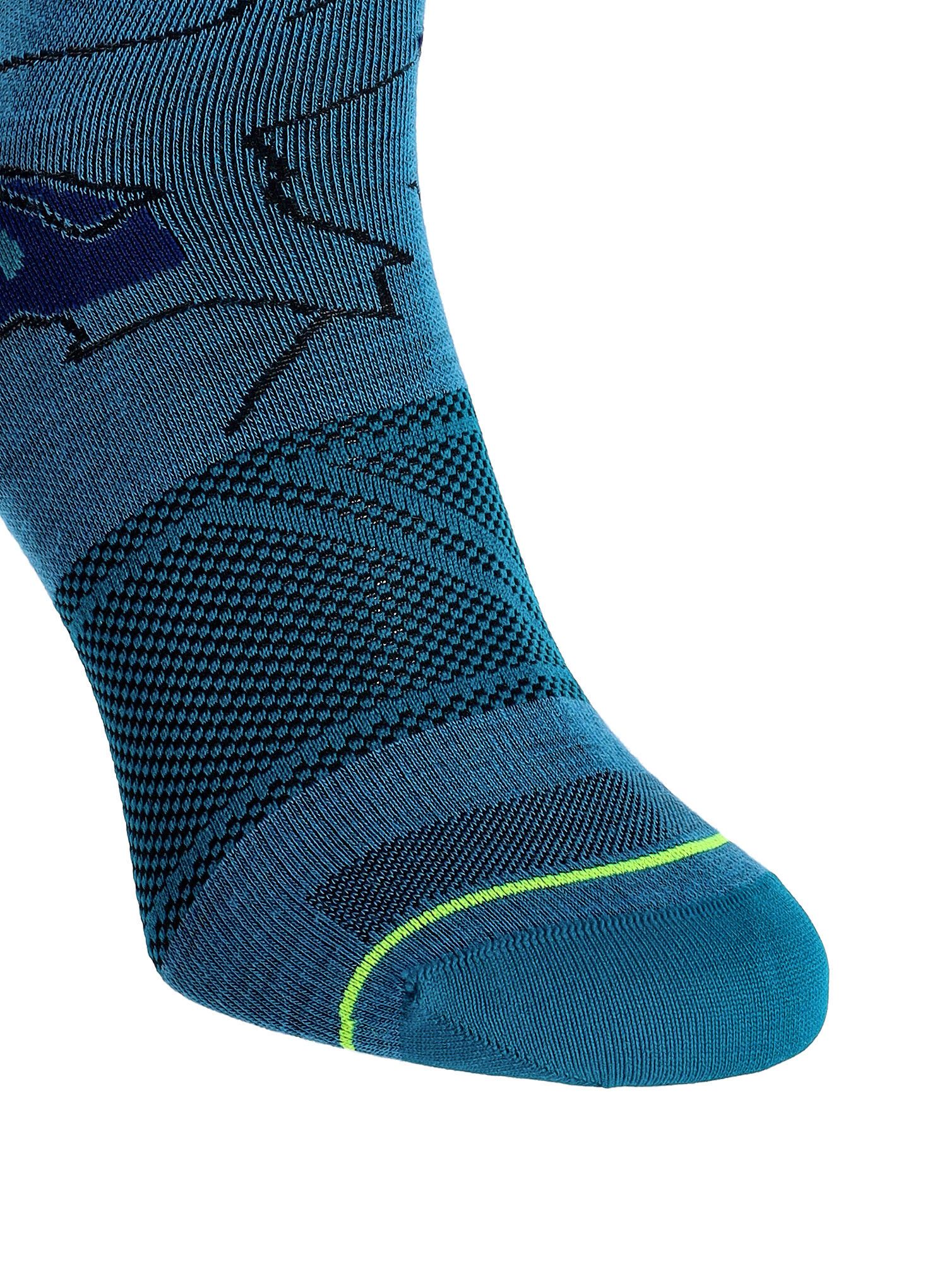 Merino čarape Ortovox Alpine Light Quarter Socks - mountain blue