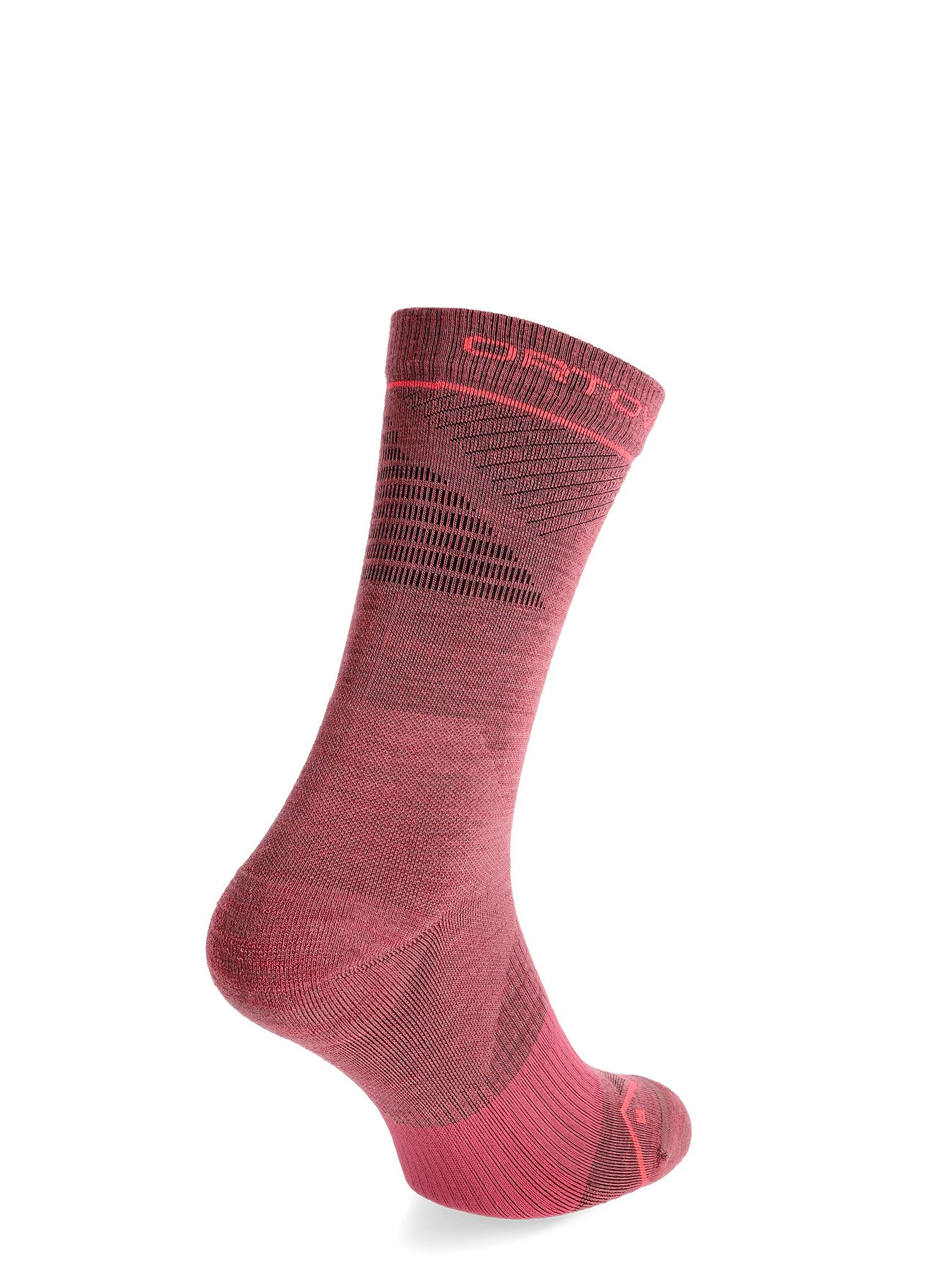 Ženske merino čarape Ortovox Alpine Pro Comp Mid Socks - wild rose