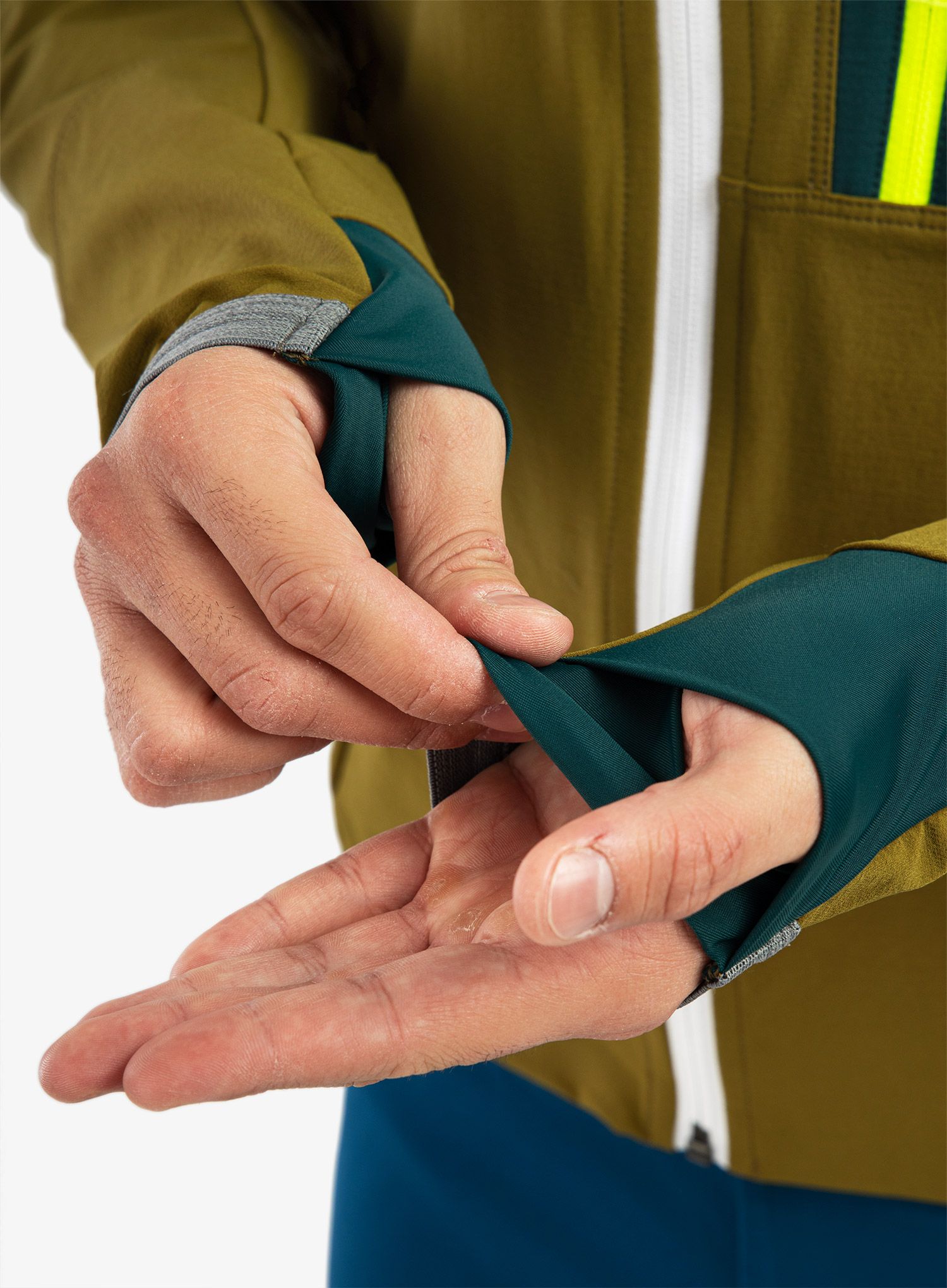 Jakna za turno skijanje Ortovox Berrino Jacket - green moss