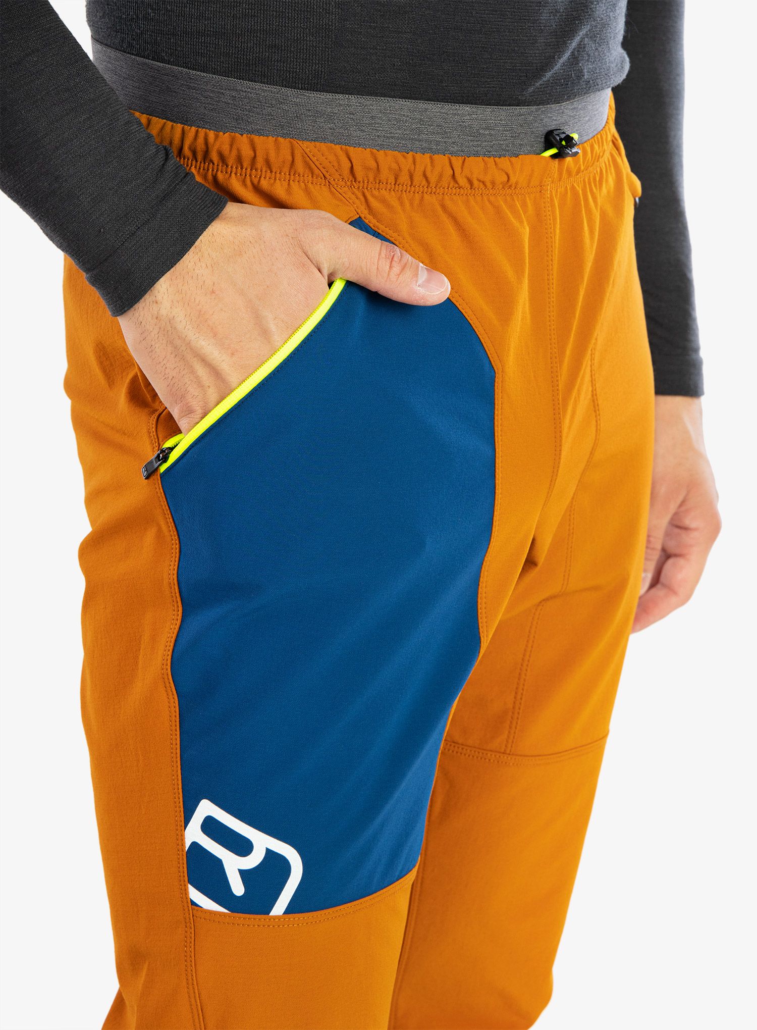 Softshell hlače Ortovox Berrino Pants - sly fox