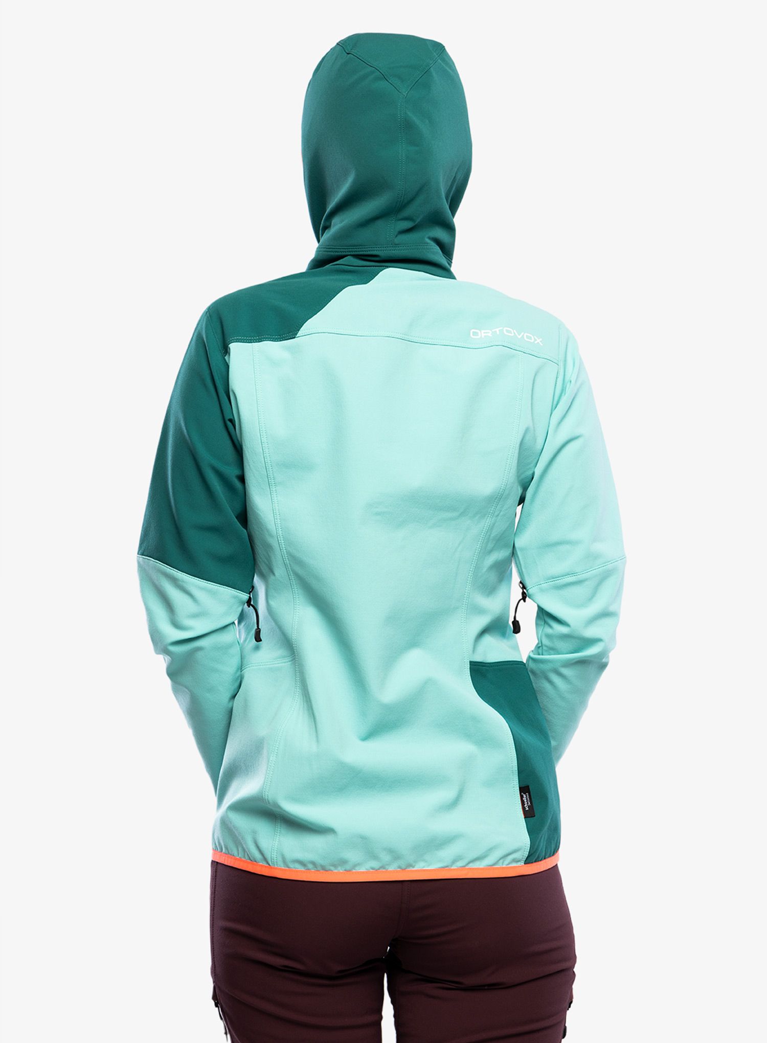 Ženska jakna za turno skijanje Ortovox Col Becchei Jacket - ice waterfall