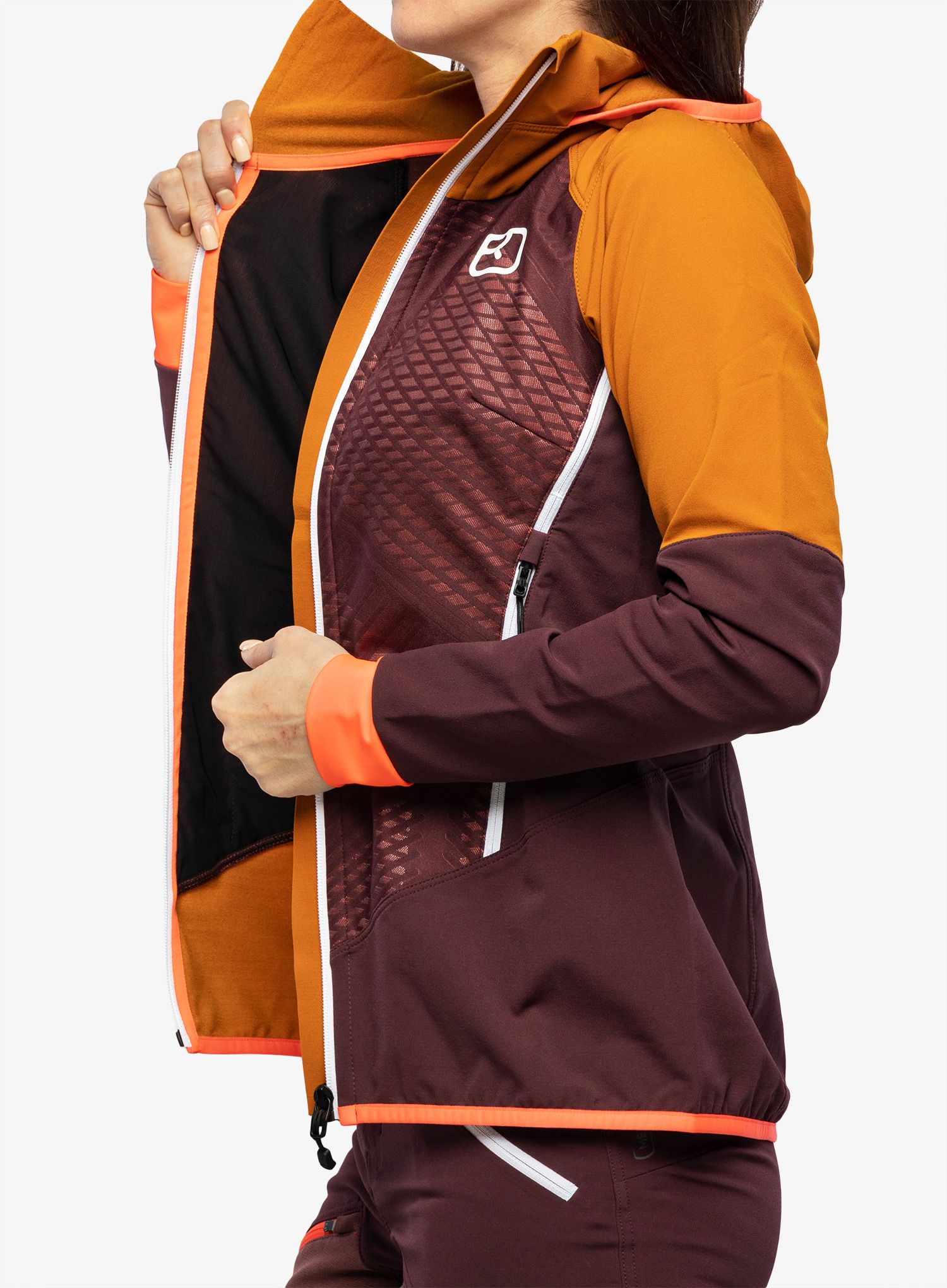 Ženska vjetrovka Ortovox Col Becchei Jacket - winetasting