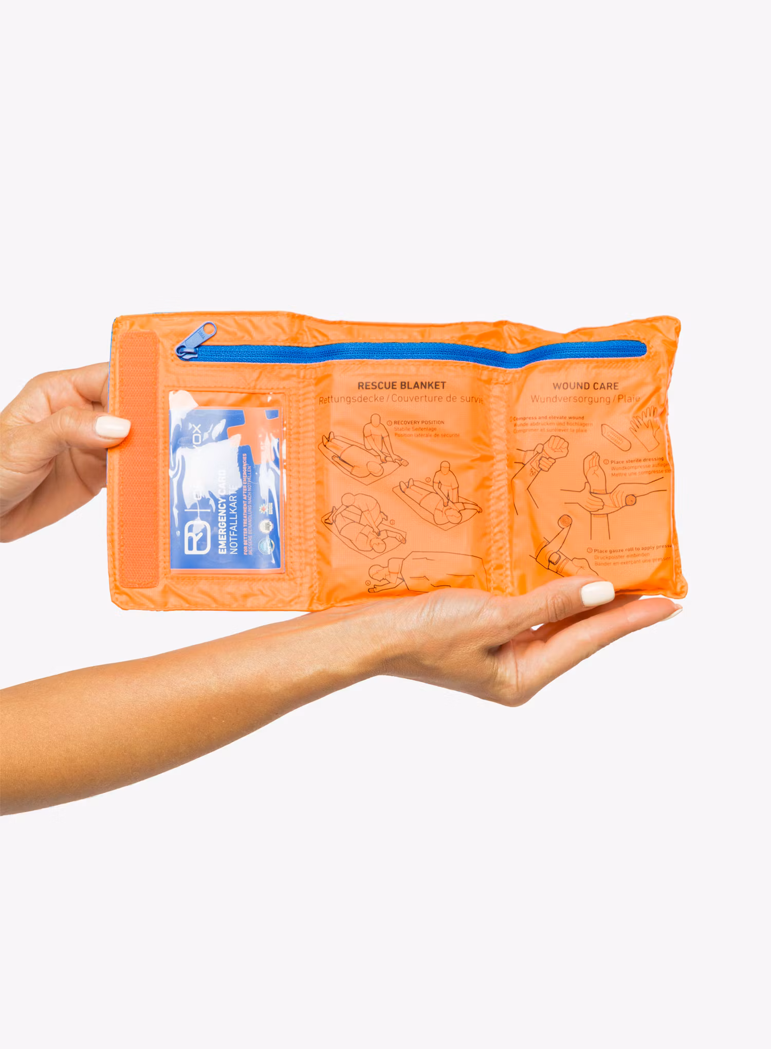 Pribor za prvu pomoć Ortovox First Aid Roll Doc Mini - shocking orange