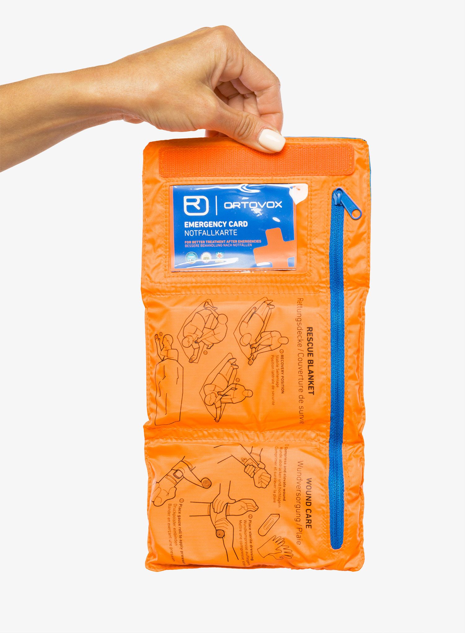 Pribor za prvu pomoć Ortovox First Aid Roll Doc Mini - shocking orange