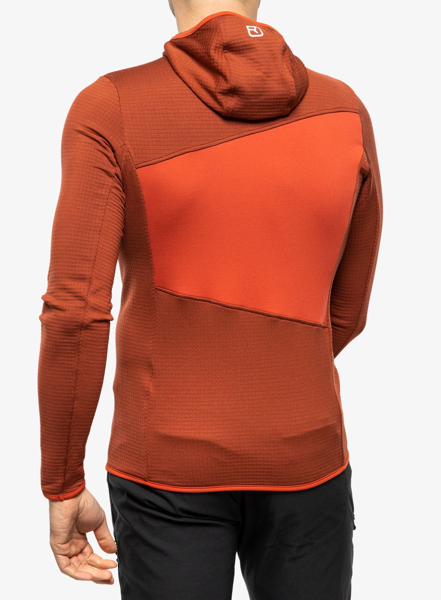 Dukserica Ortovox Fleece Grid Hoody - clay orange