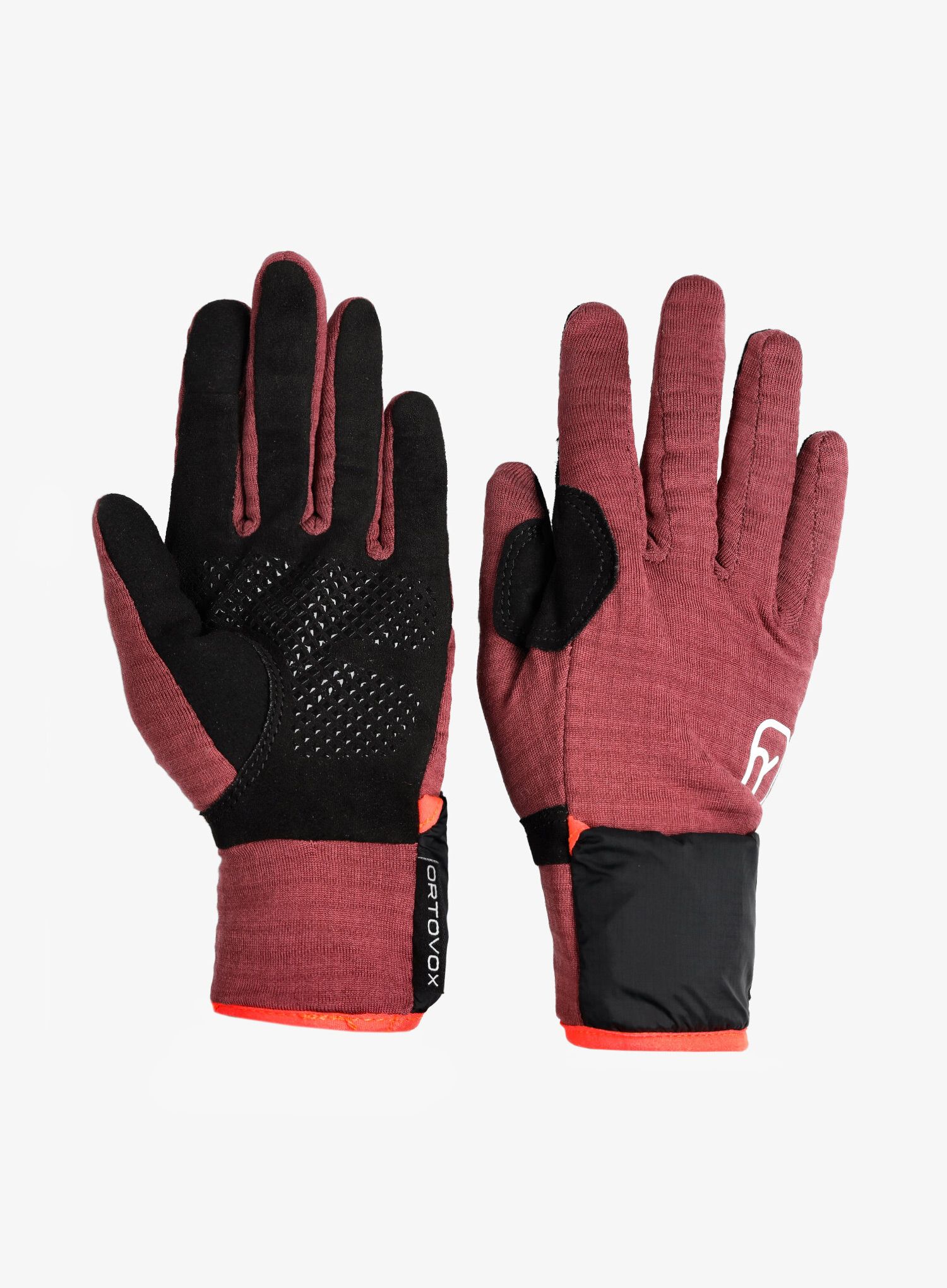 Ženske rukavice Ortovox Fleece Grid Cover Glove - mountain rose