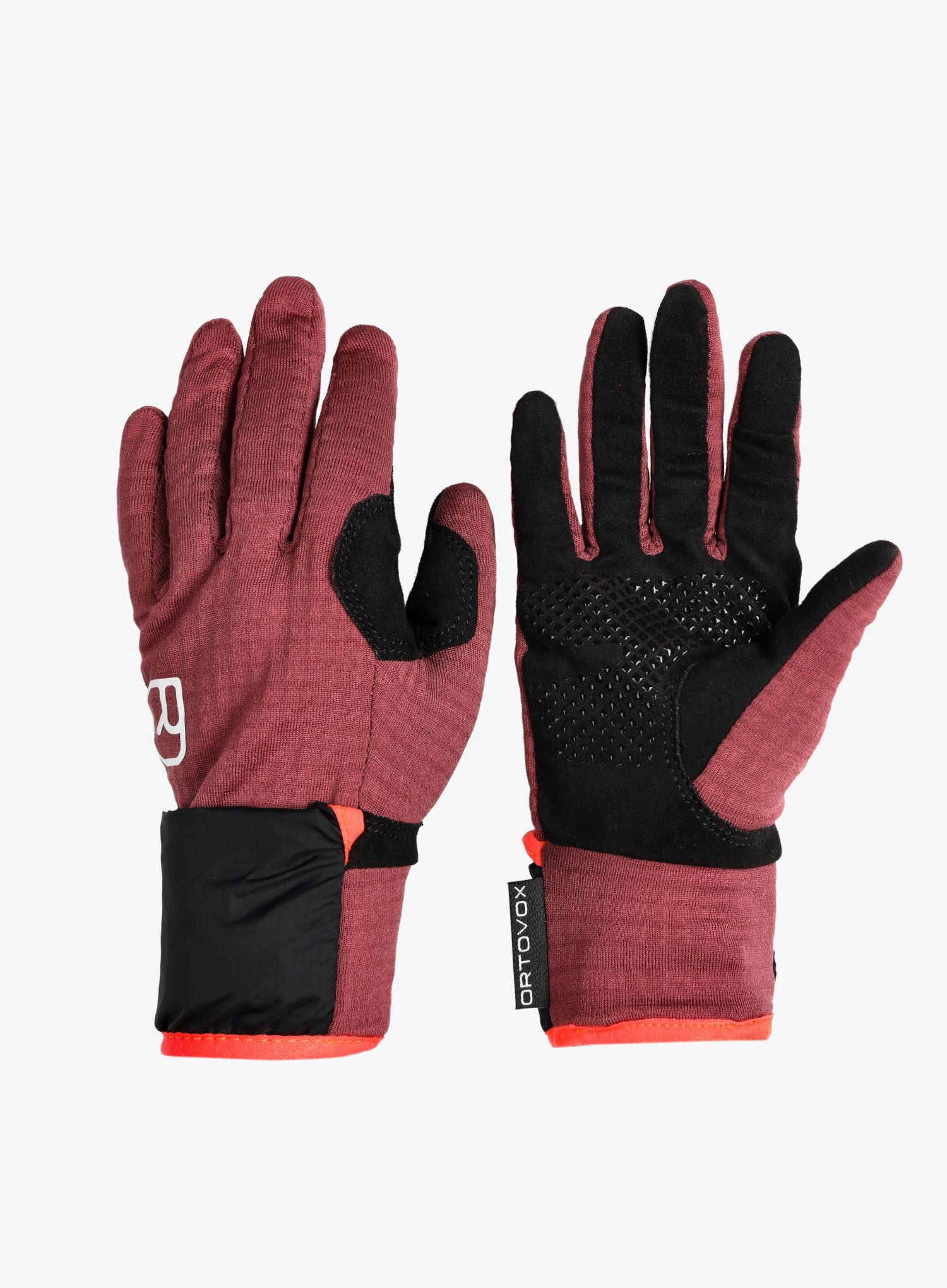 Ženske rukavice Ortovox Fleece Grid Cover Glove - mountain rose