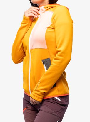 Ženska dukserica Ortovox Fleece Hoody - autumn leaves