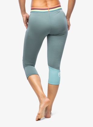 Ženske termo tajice Ortovox Fleece Light Short Pants - arctic grey