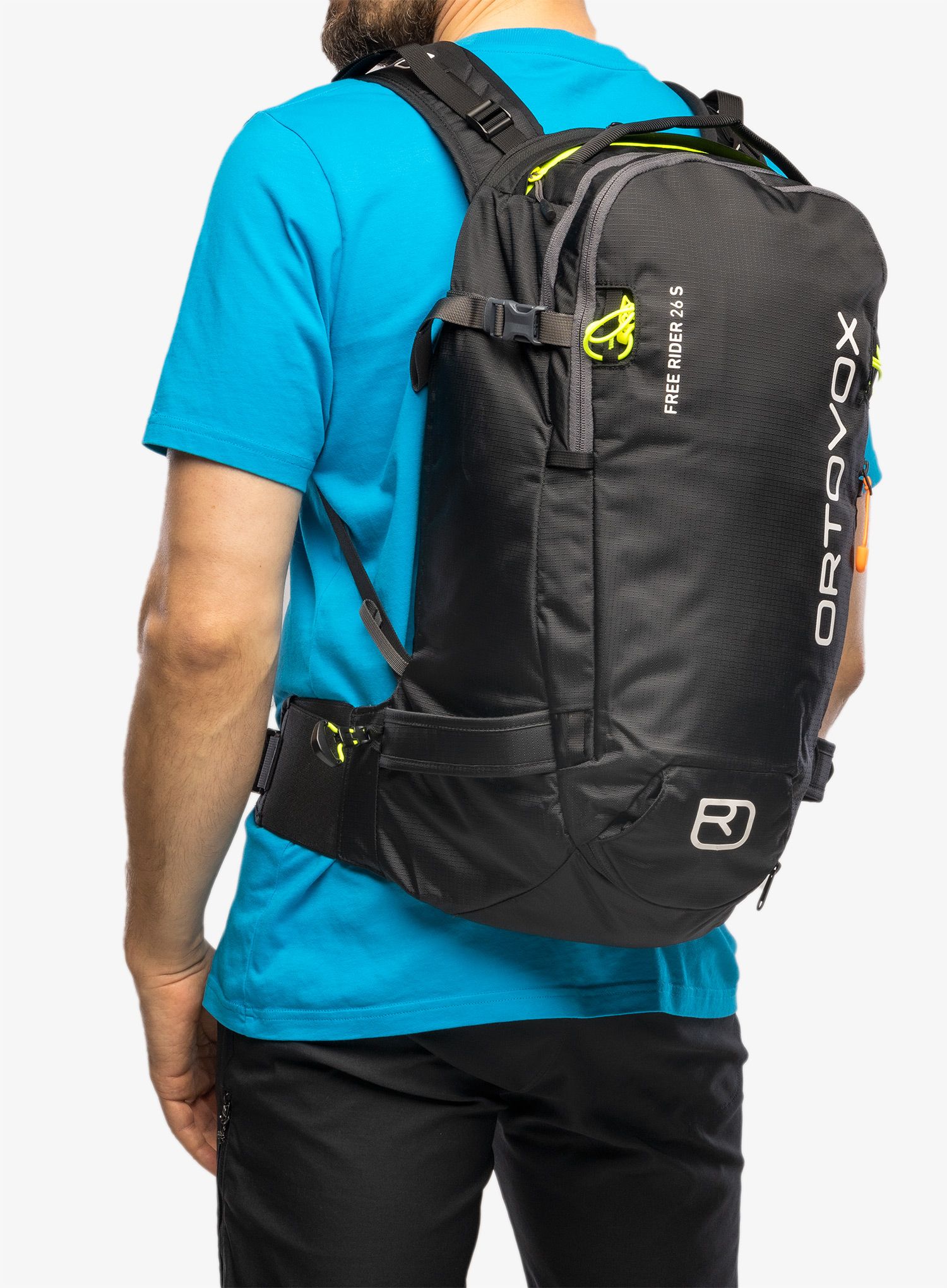 Skijaški ruksak Ortovox Free Rider 26 S - black raven