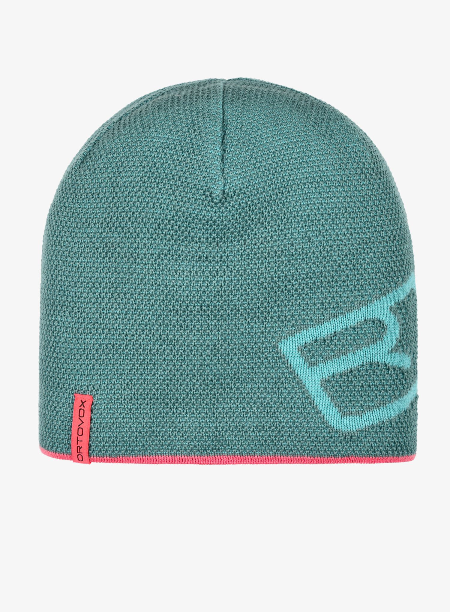 Zimska kapa Ortovox Merino Logo Knit Beanie - ice waterfall