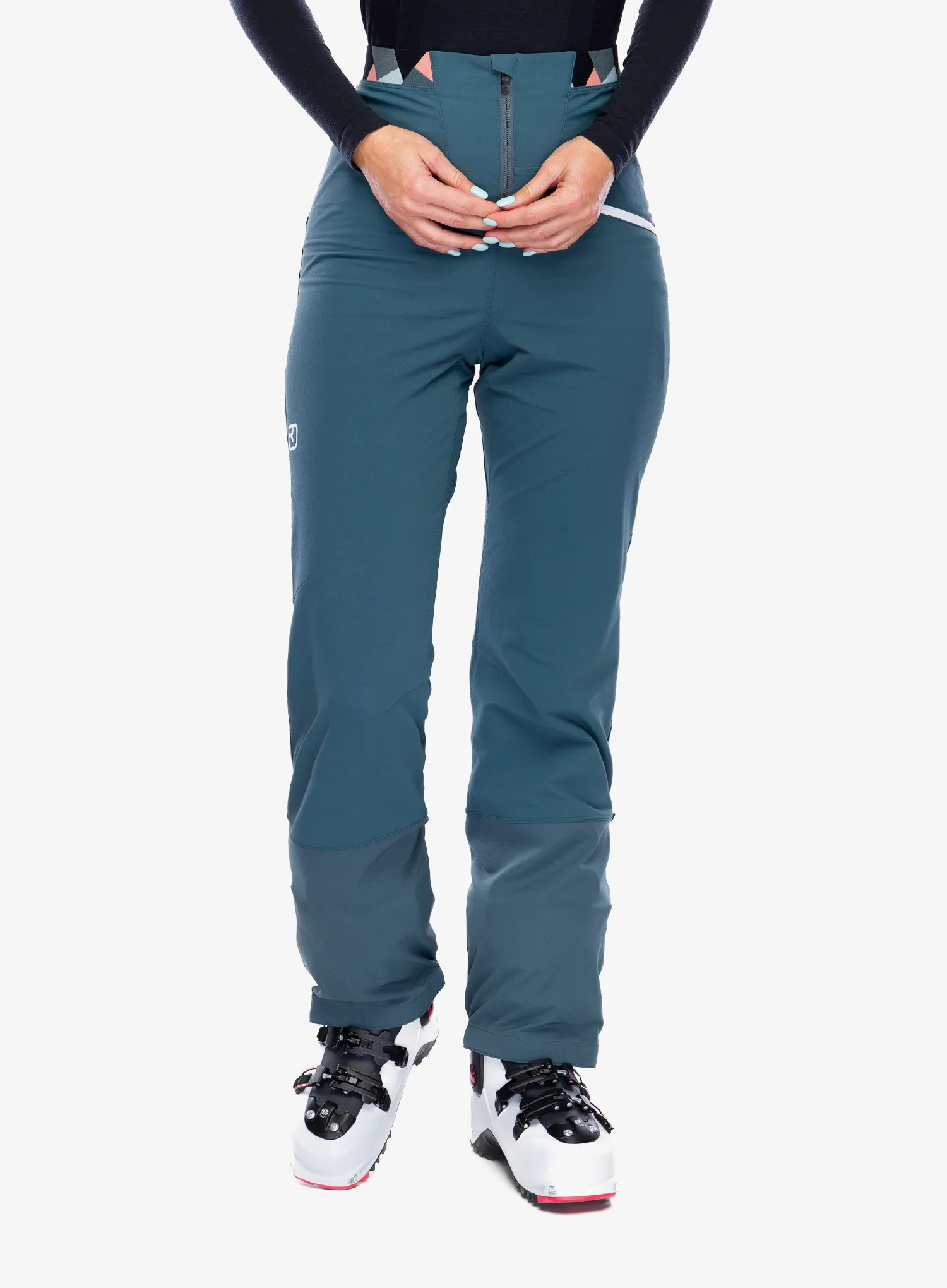 Ženske softshell hlače Ortovox Punta Berrino Stretch Pants - dark arctic grey