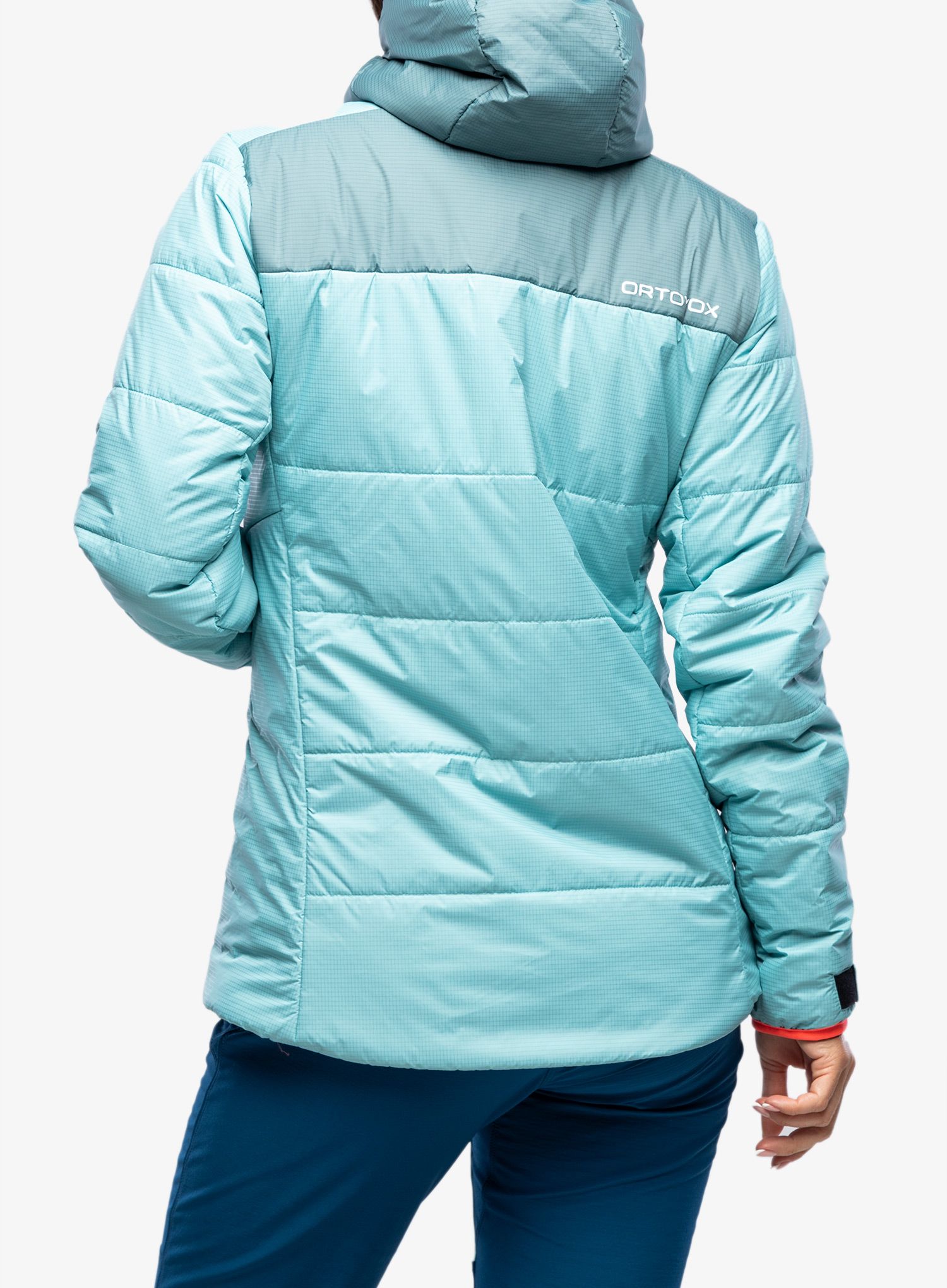 Ženska skijaška jakna Ortovox Swisswool Zinal Jacket - ice waterfall