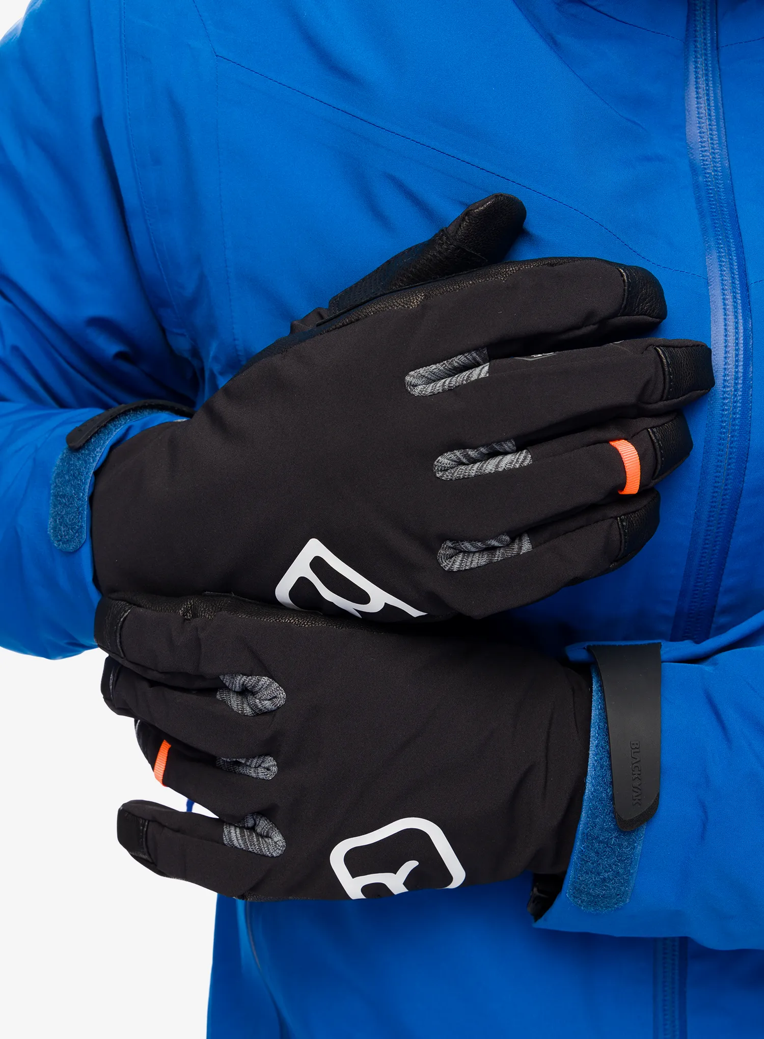 Rukavice s membranom Ortovox Tour Glove - black raven