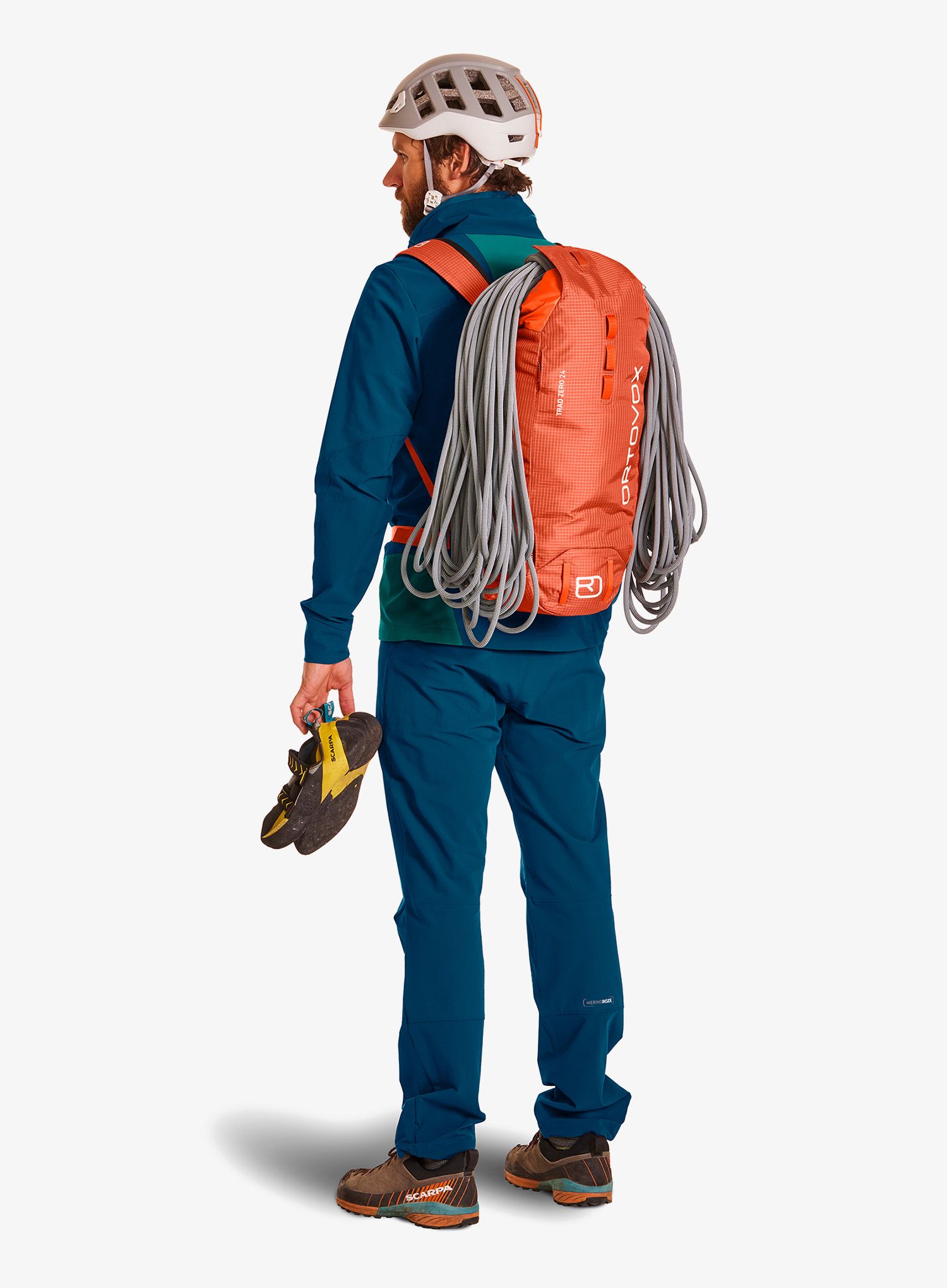 Penjački ruksak Ortovox Trad Zero 24 - desert orange
