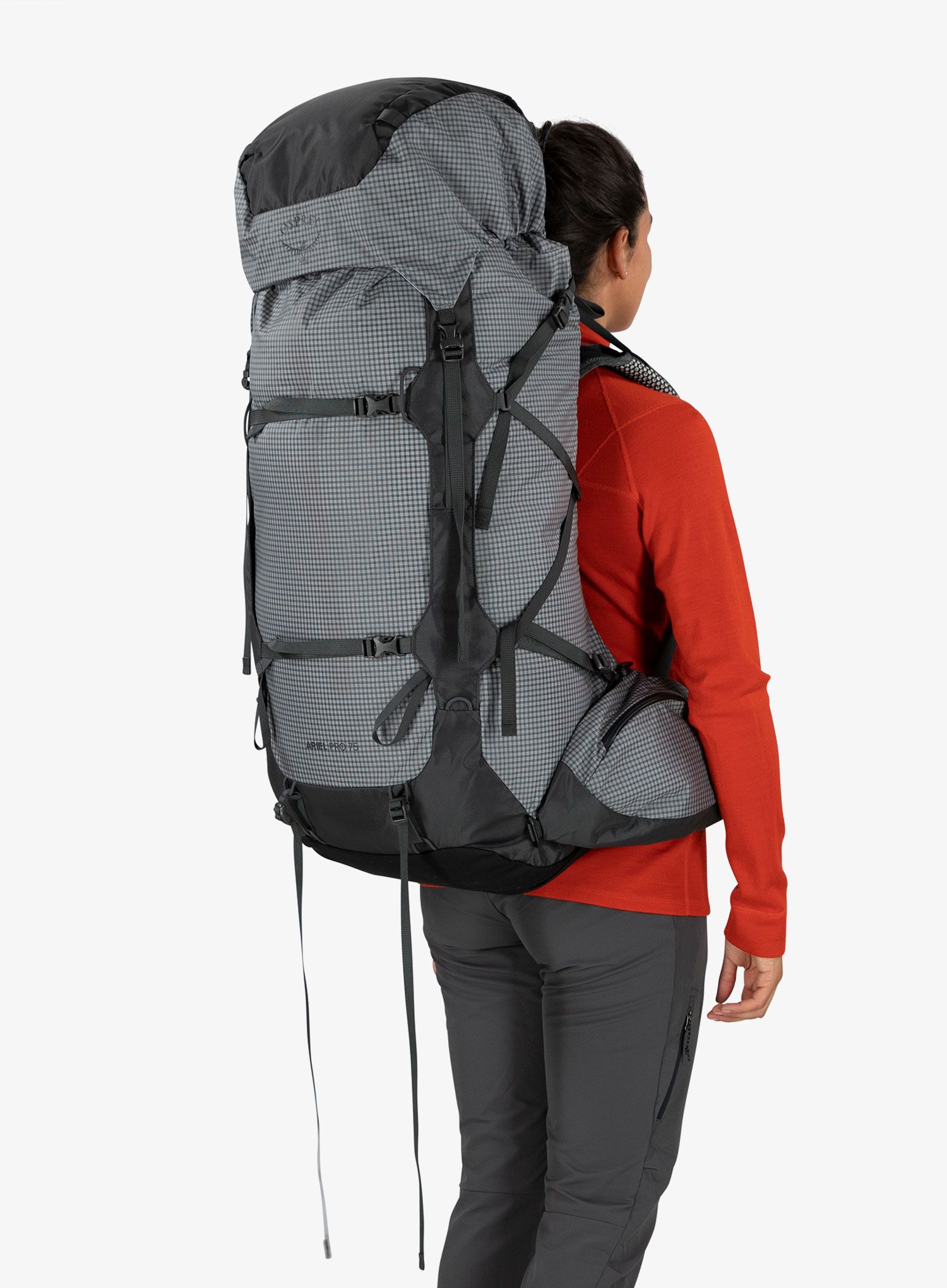 Ženski trekking ruksak Osprey Ariel Pro 75  - silver lining