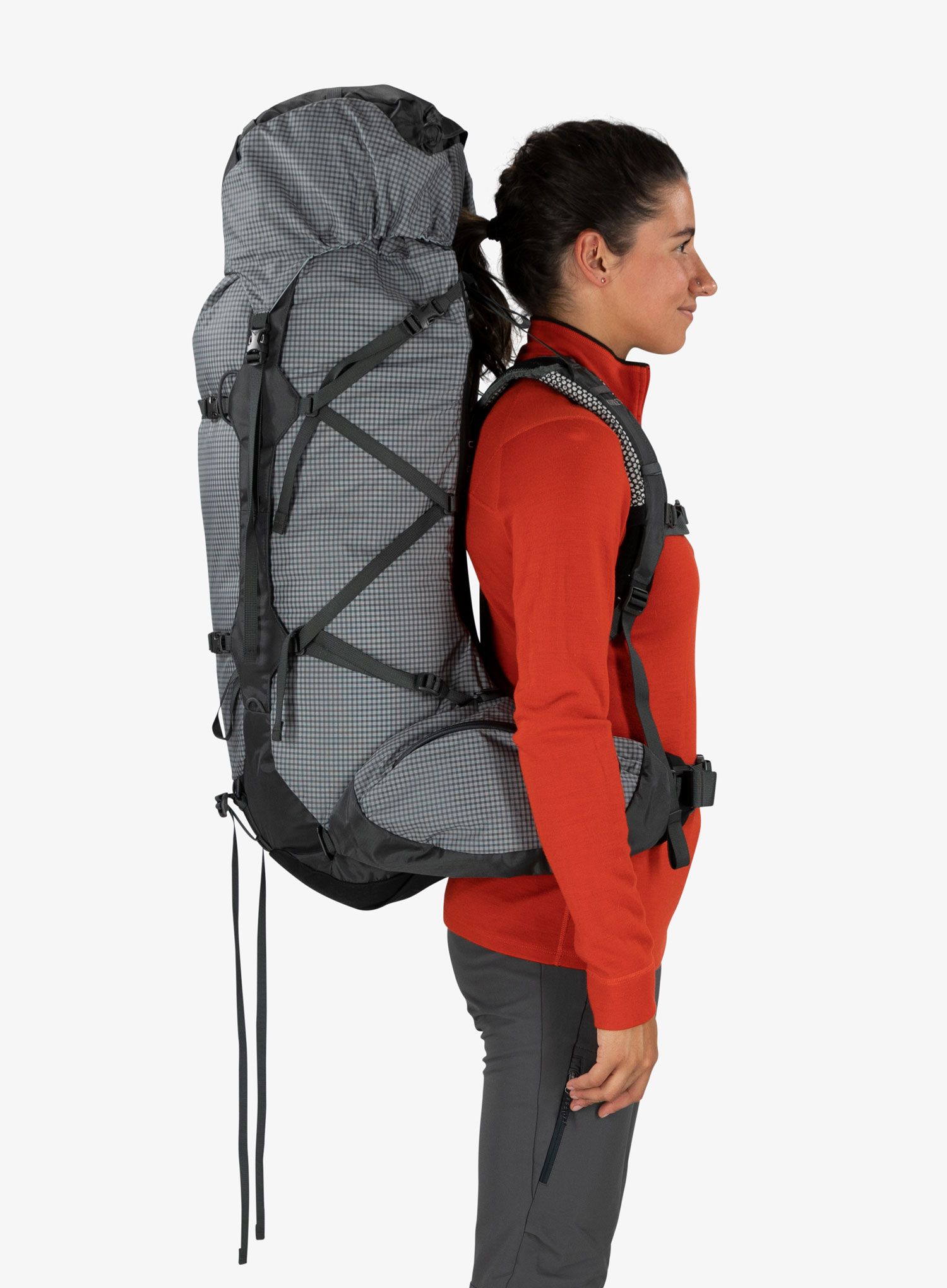 Ženski trekking ruksak Osprey Ariel Pro 75  - silver lining