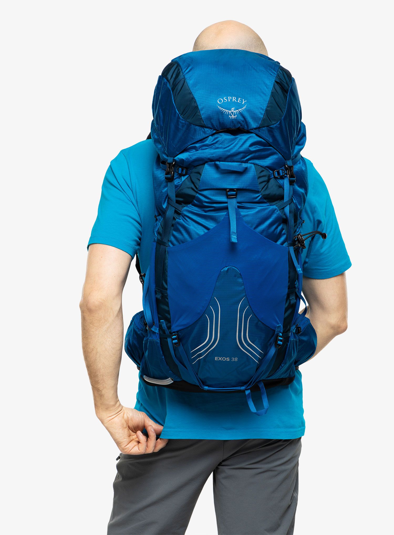 Planinarski ruksak Osprey Exos 38 - blue ribbon