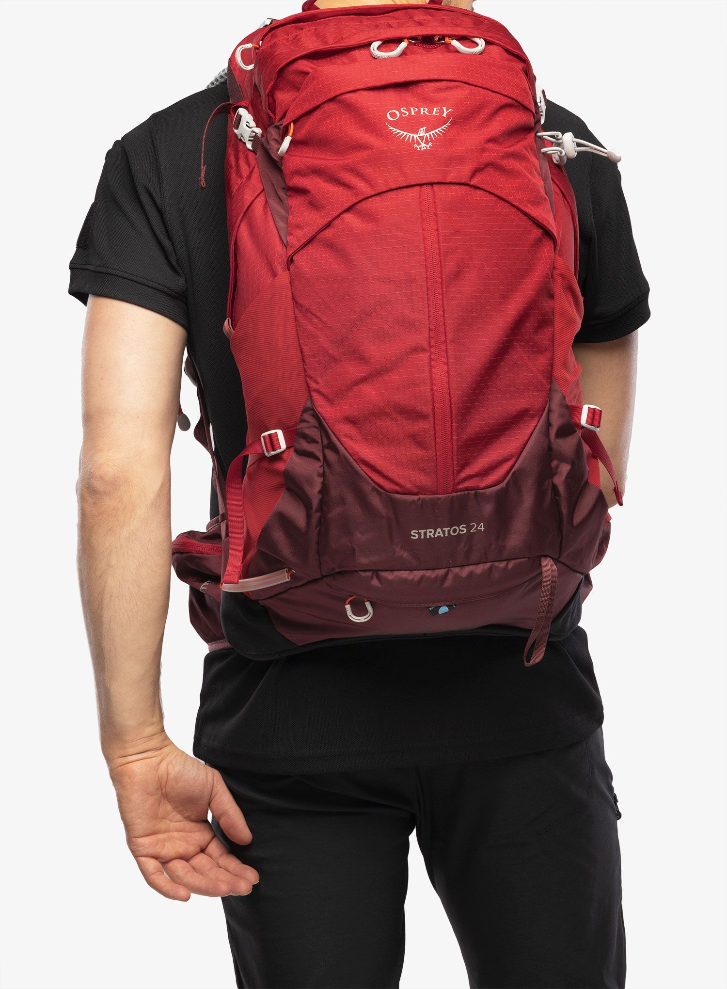 Planinarski ruksak Osprey Stratos 24 - poinsettia red