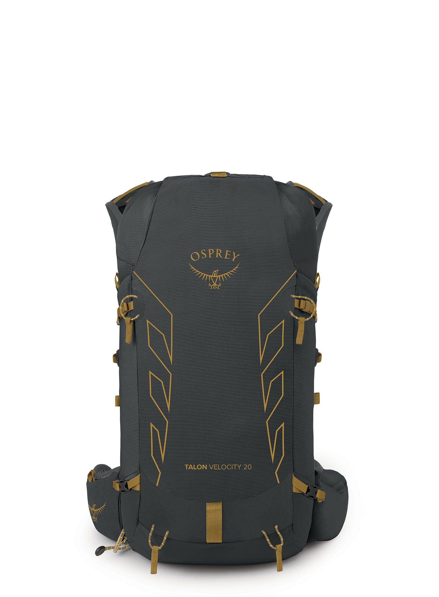 Planinarski ruksak Osprey Talon Velocity 20 - dark charcoal/tumblew yellow