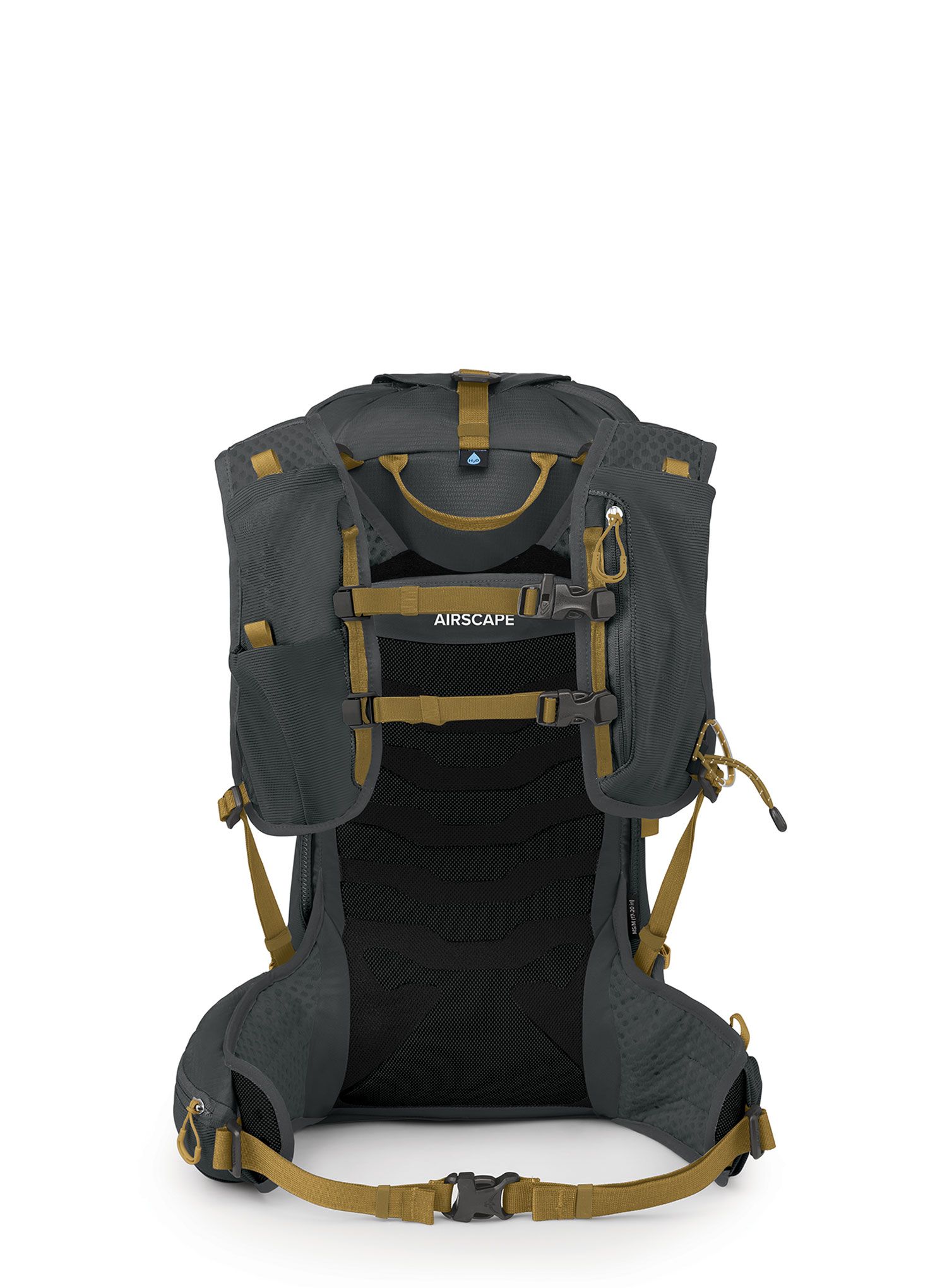 Planinarski ruksak Osprey Talon Velocity 20 - dark charcoal/tumblew yellow