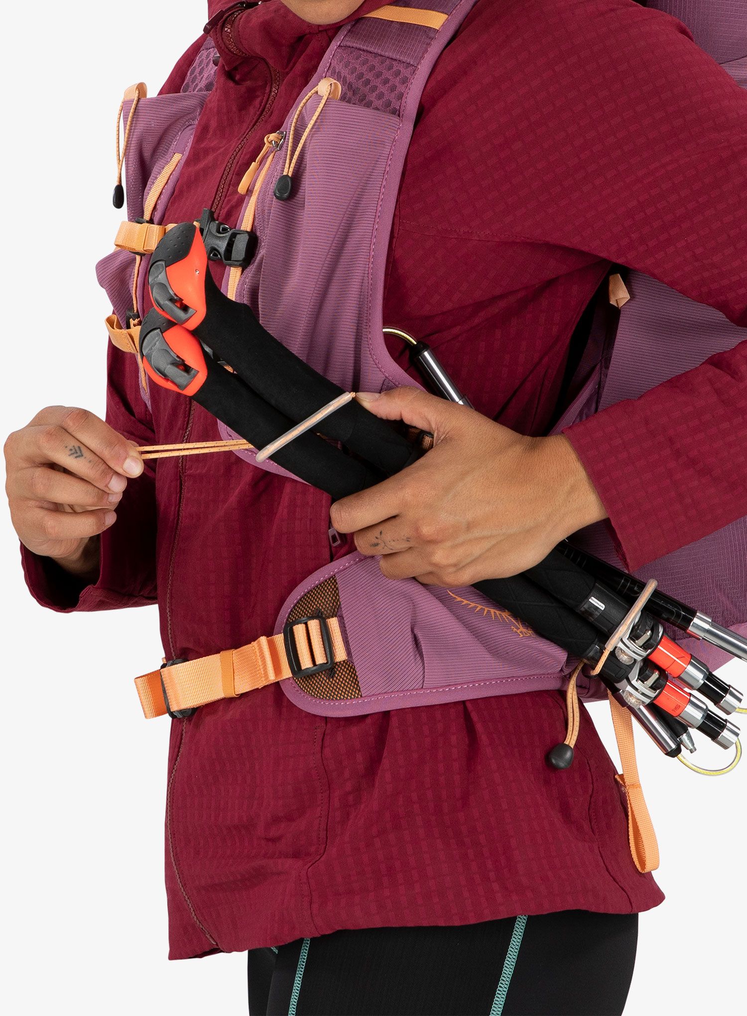 Ženski planinarski ruksak Osprey Tempest Velocity 20  - pashmina/melon
