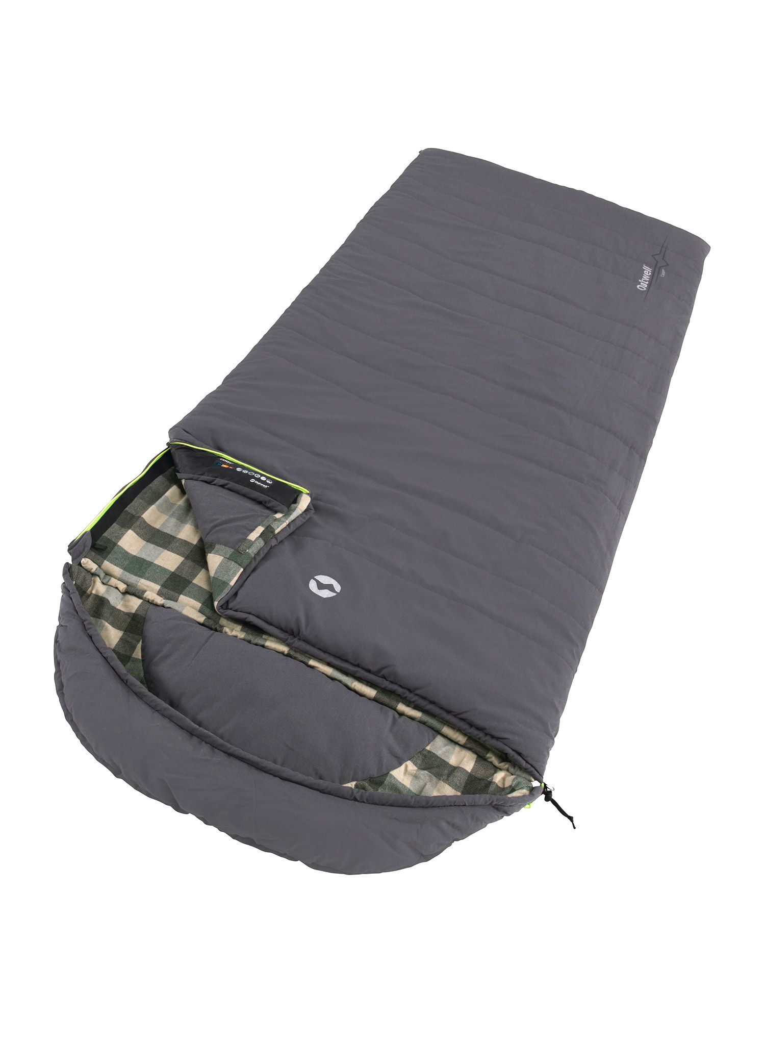 Vreća za spavanje Outwell Camper (200 cm) - grey
