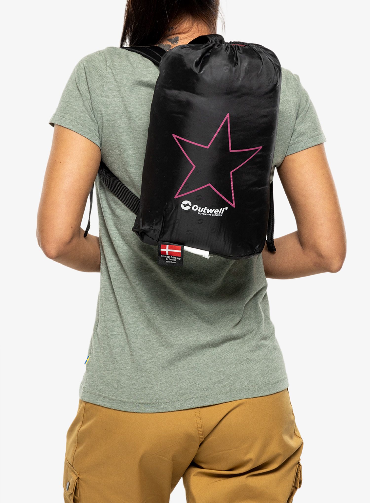 Dječja vreća za spavanje Outwell Champ Kids (130 cm) - deep red