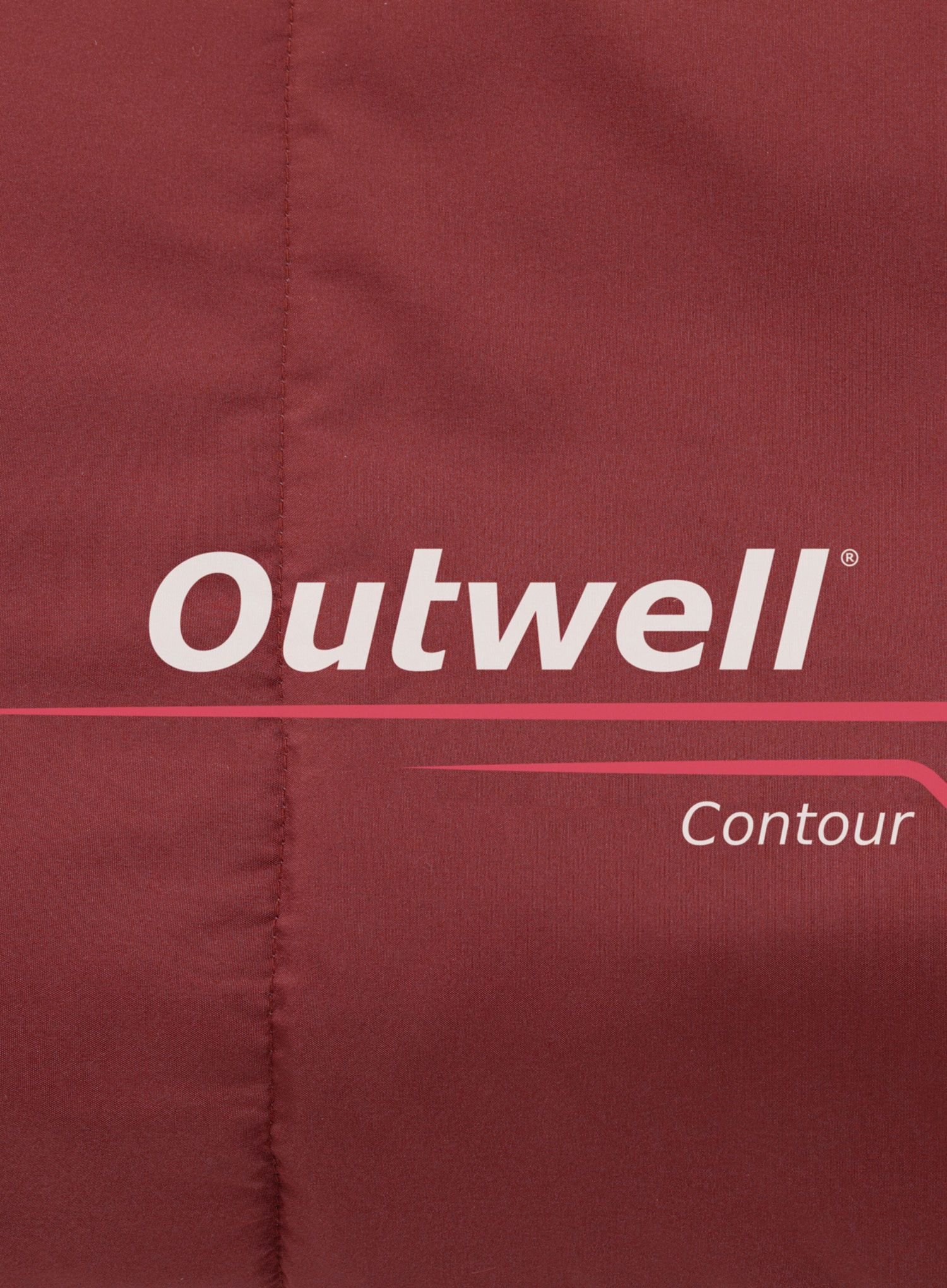 Vreća za spavanje Outwell Contour Lux (190 cm) - red/red