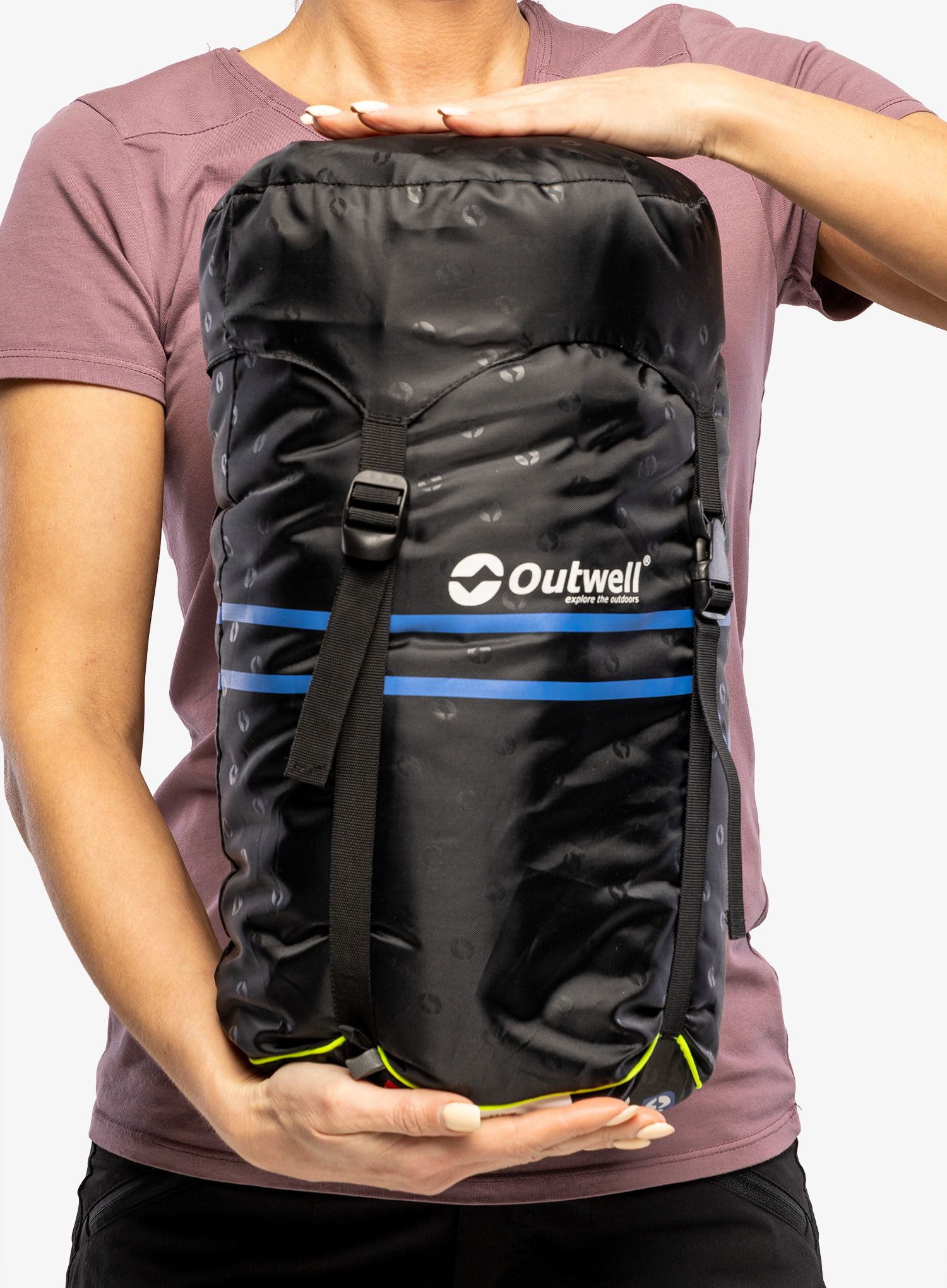 Sintetička vreća za spavanje Outwell Contour (190 cm) - midnight black