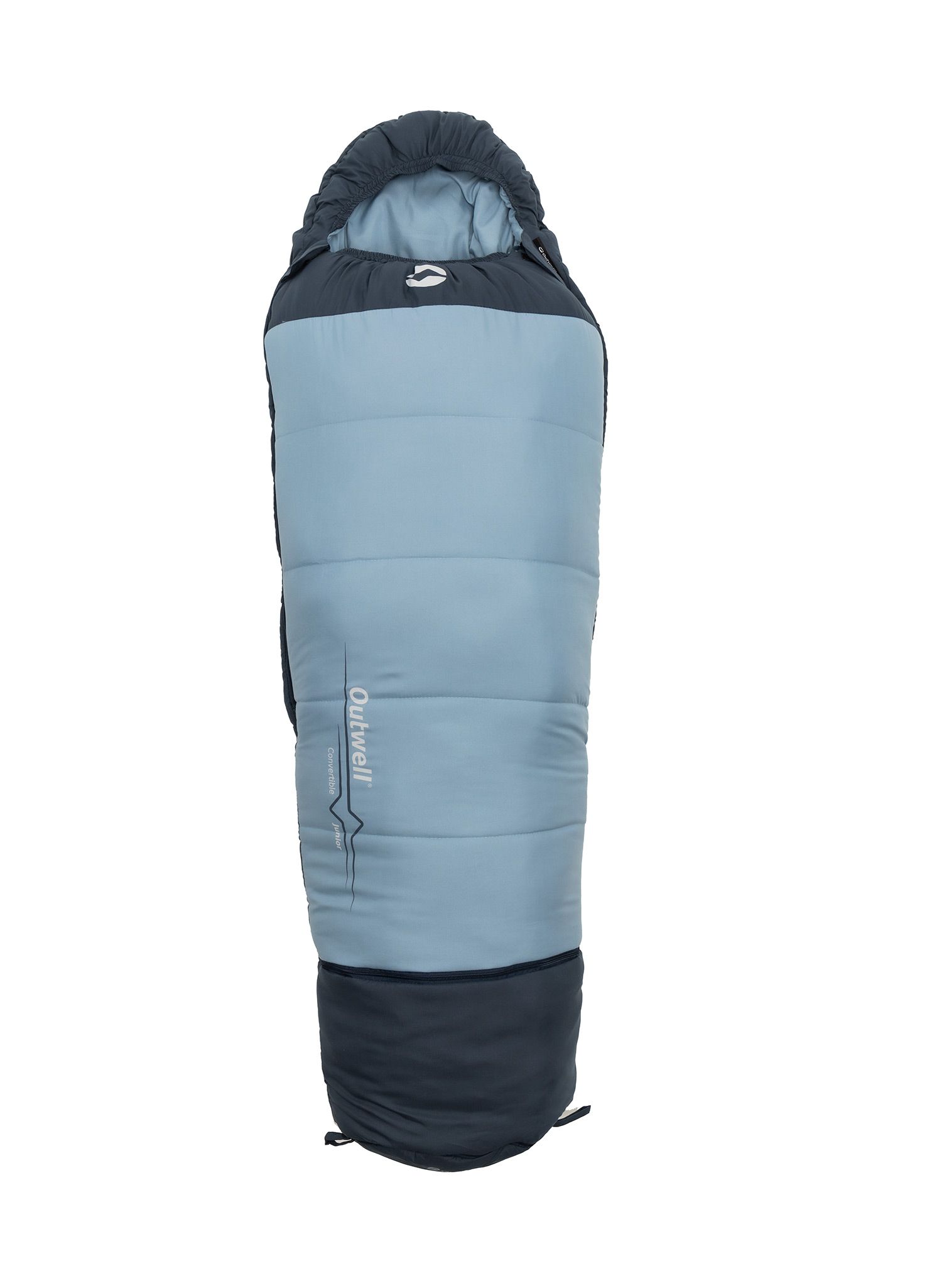 Dječja vreća za spavanje Outwell Convertible Junior (120-150 cm) - ice